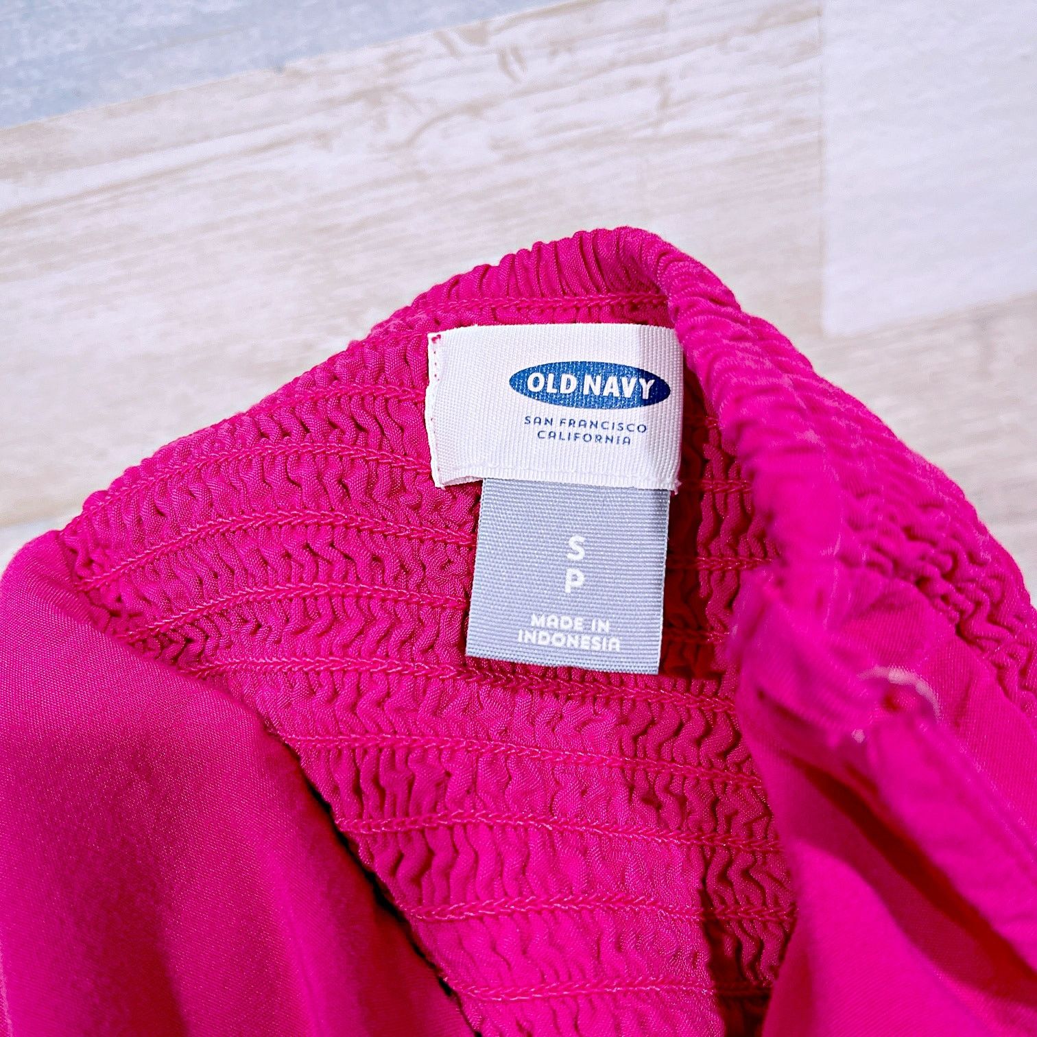 Old Navy Old Navy Fit & Flare Cami Dress Hot Pink Womens Small Size S / US 4 / IT 40 - 5 Thumbnail
