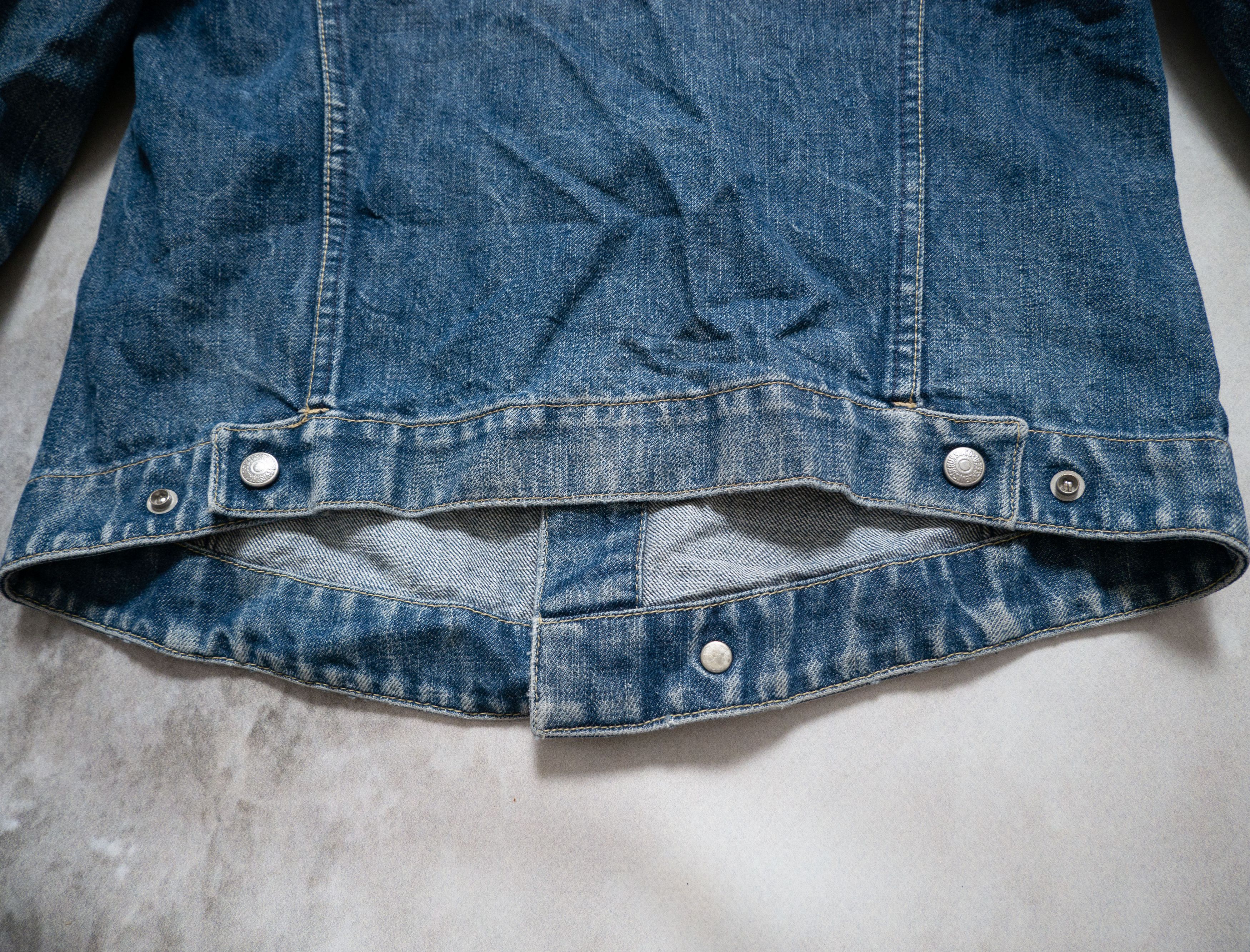 Levi's × Vintage Vintage 00s Levis Engineered Denim Trucker Jacket Distressed Size US M / EU 48-50 / 2 - 5 Thumbnail