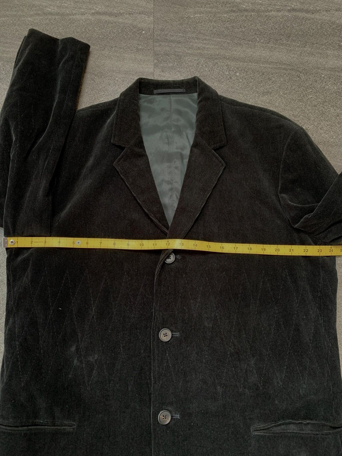 Yohji Yamamoto FREE TAX! Oversized Corduroy Blazer Jacket Size 46L - 11 Thumbnail