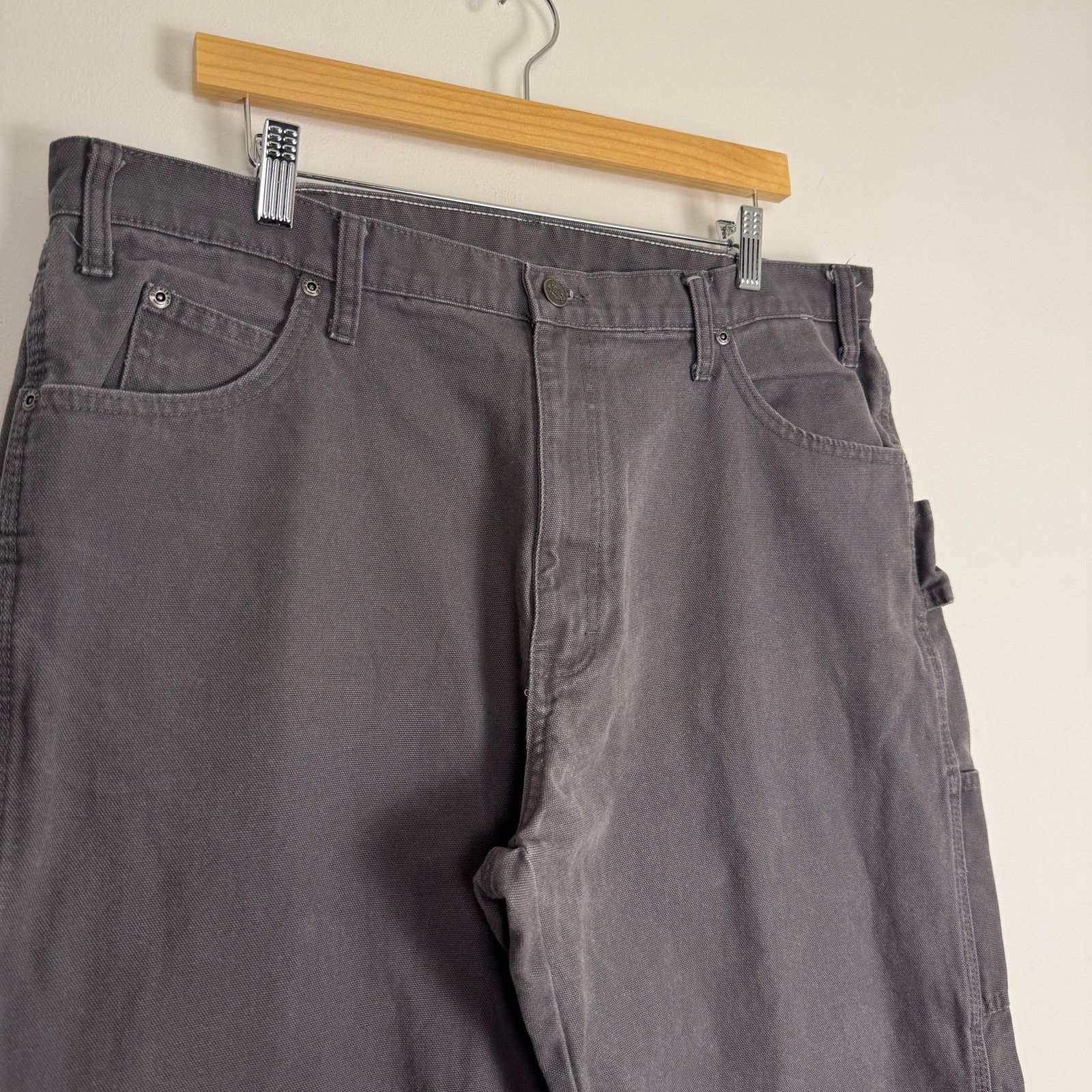 Dickies Dickies Canvas Carpenter Pants Gray Workwear Baggy Utility Size US 36 / EU 52 - 3 Thumbnail