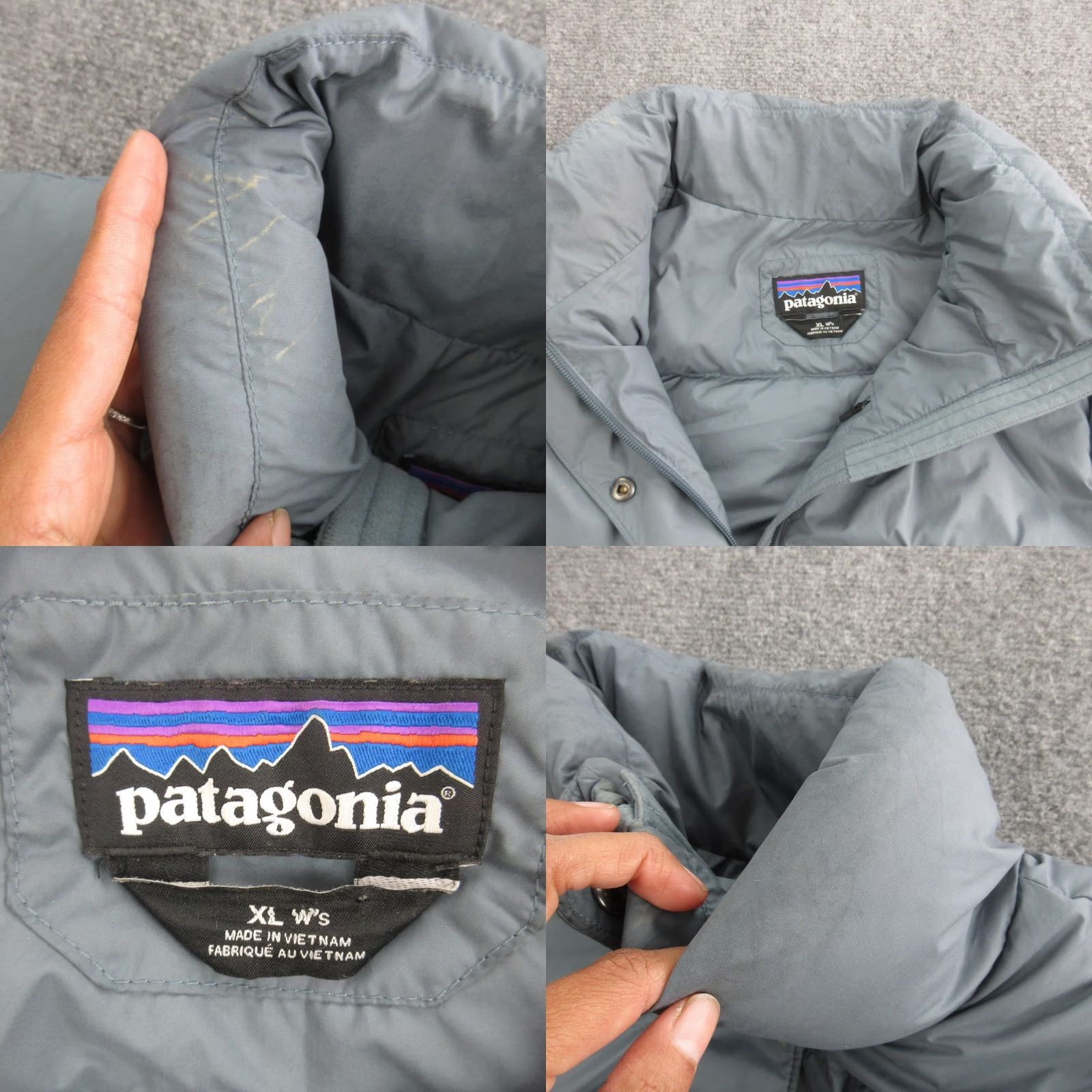 Patagonia Patagonia Jacket Womens XL Gray Down Puffer Quilted Full Zip Pockets Warm Size XL / US 12-14 / IT 48-50 - 9 Thumbnail
