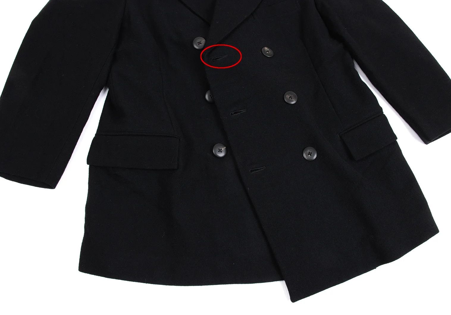 Yohji Yamamoto Yohji Yamamoto Felt Wool Double Jacket Size US S / EU 44-46 / 1 - 12 Thumbnail