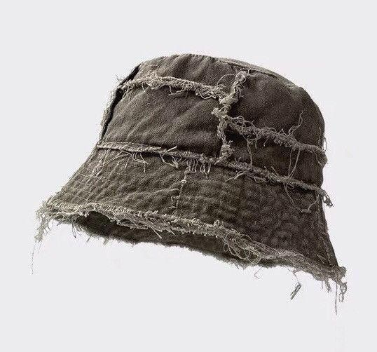 Vintage Cargo Grunge y2k Reversible Distressed Bucket Hat Size ONE SIZE - 1 Thumbnail