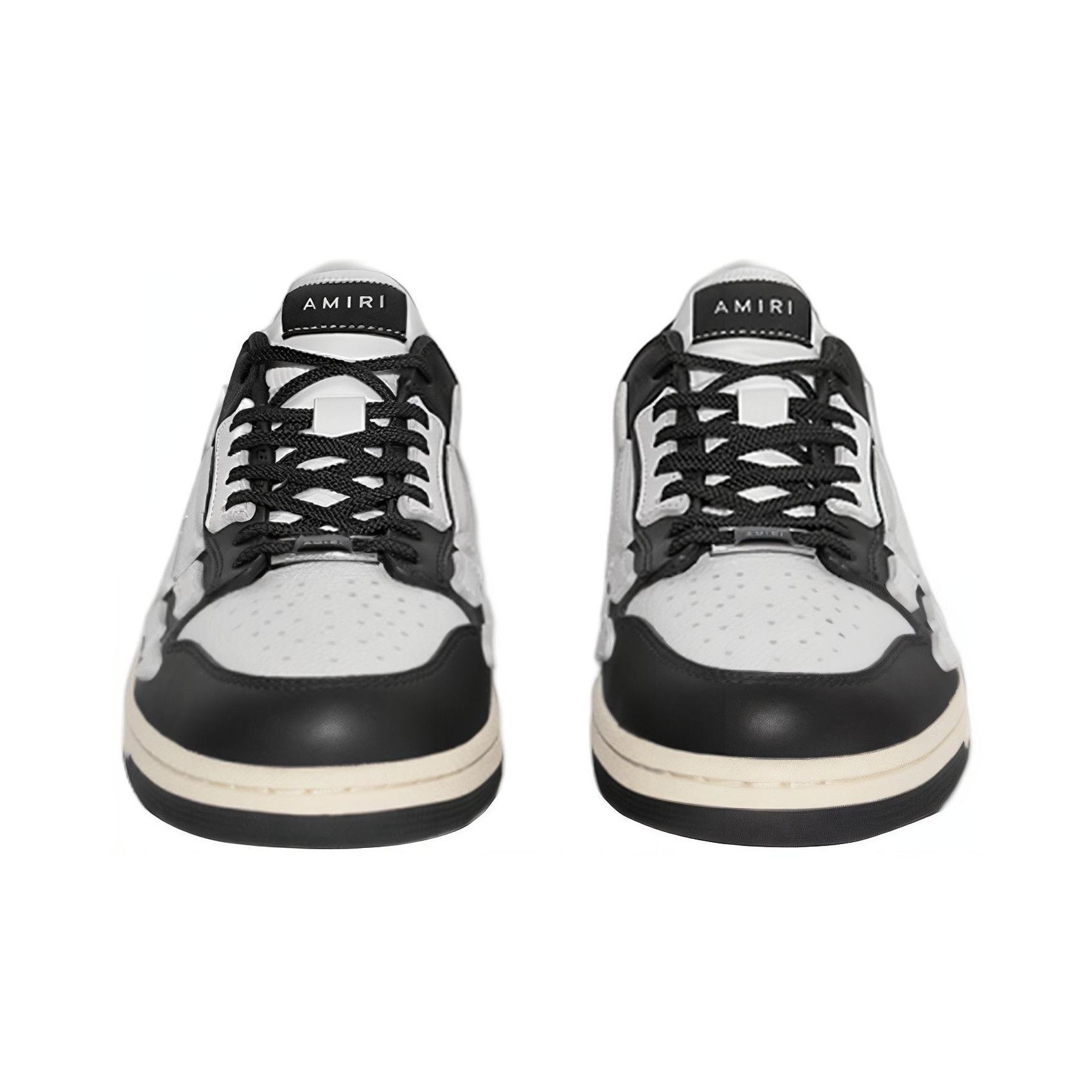 Amiri AMIRI Women's White/Black Low-Top Bone Sneakers Size US 5 / IT 35 - 1 Thumbnail