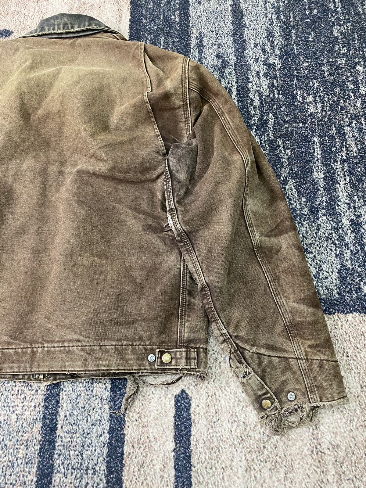 Carhartt Rare Vtg Carhart Distressed Jacket Nice Colour Size US XL / EU 56 / 4 - 10 Thumbnail