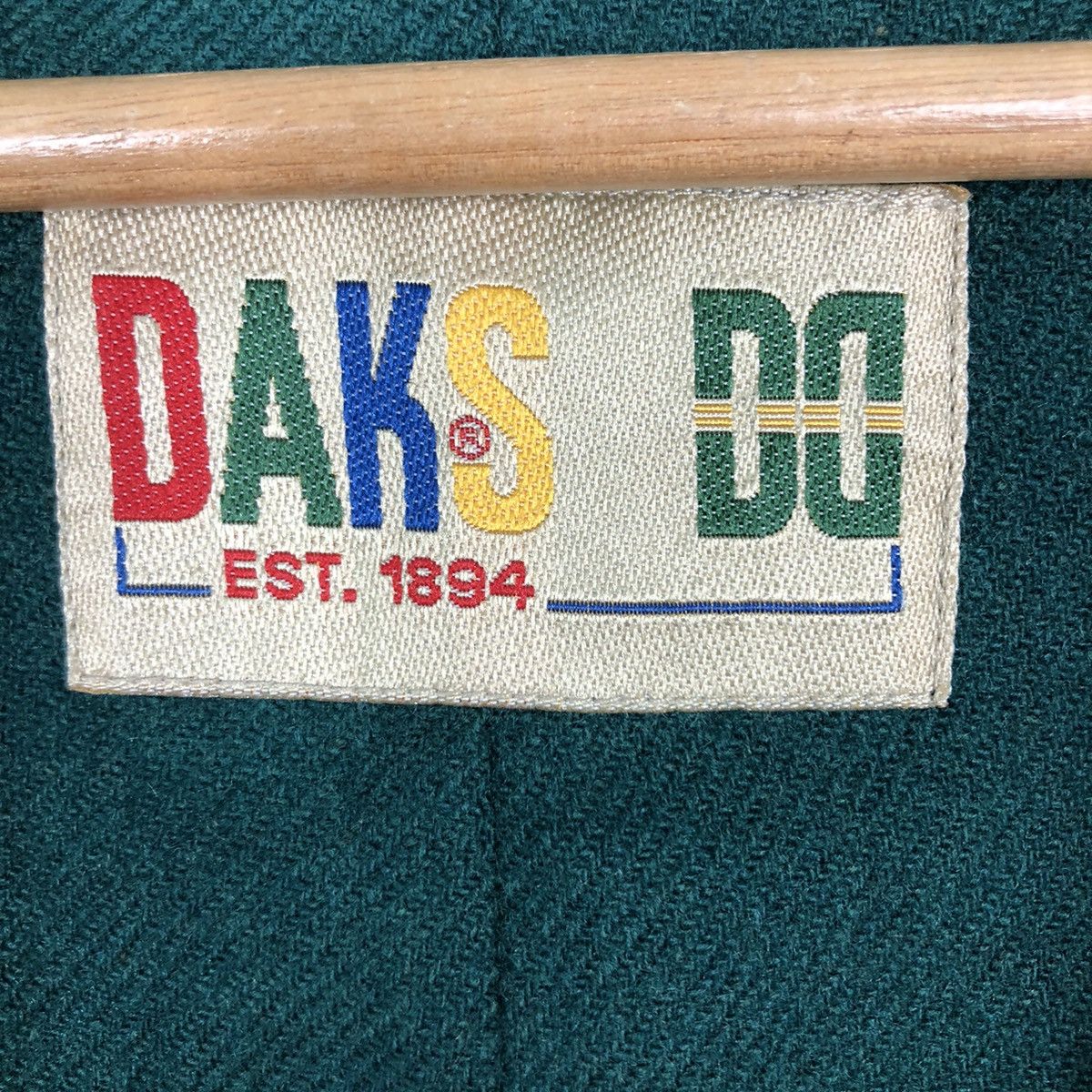 DAKS 🔥Vintage Wool Jacket Daks Fly Herringbone Tartan Design Size US M / EU 48-50 / 2 - 18 Thumbnail