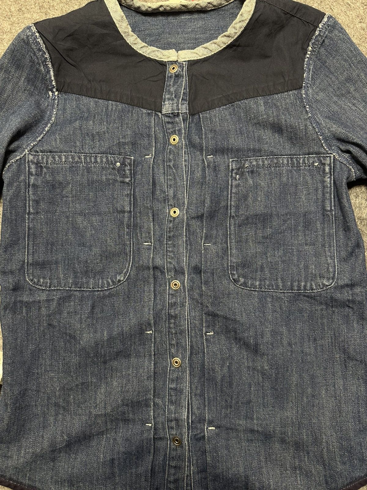Japanese Brand See by Chloé blue long-sleeve chambray shirt. Size US S / EU 44-46 / 1 - 7 Thumbnail