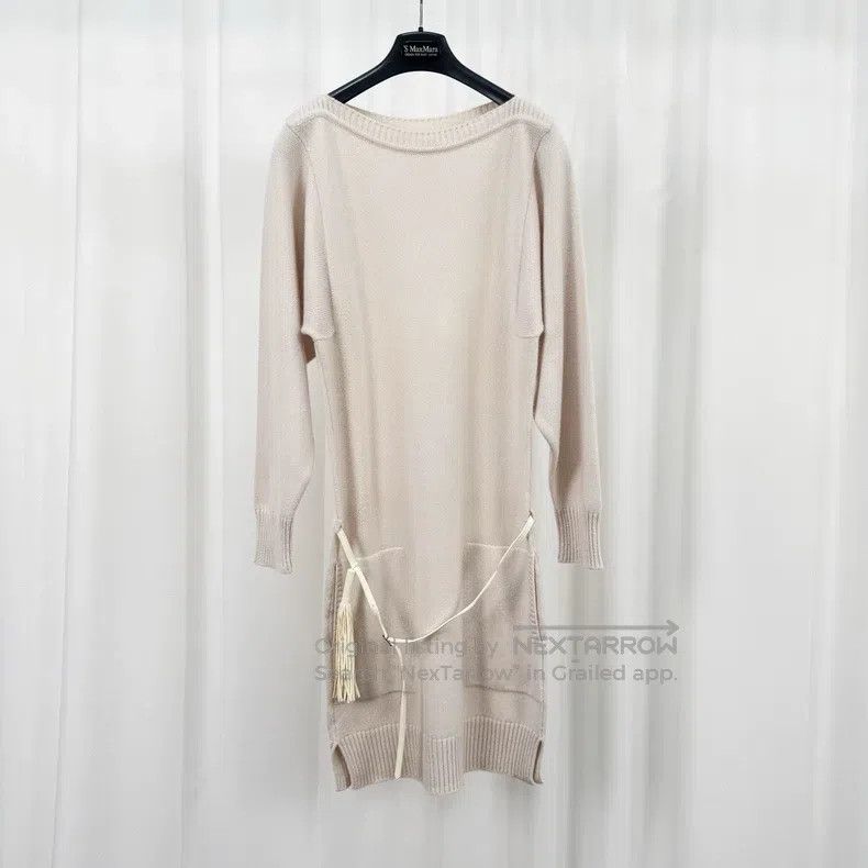 Hermes Hermes Fringe belt cashmere knitted dress Size XS / US 0-2 / IT 36-38 - 1 Thumbnail