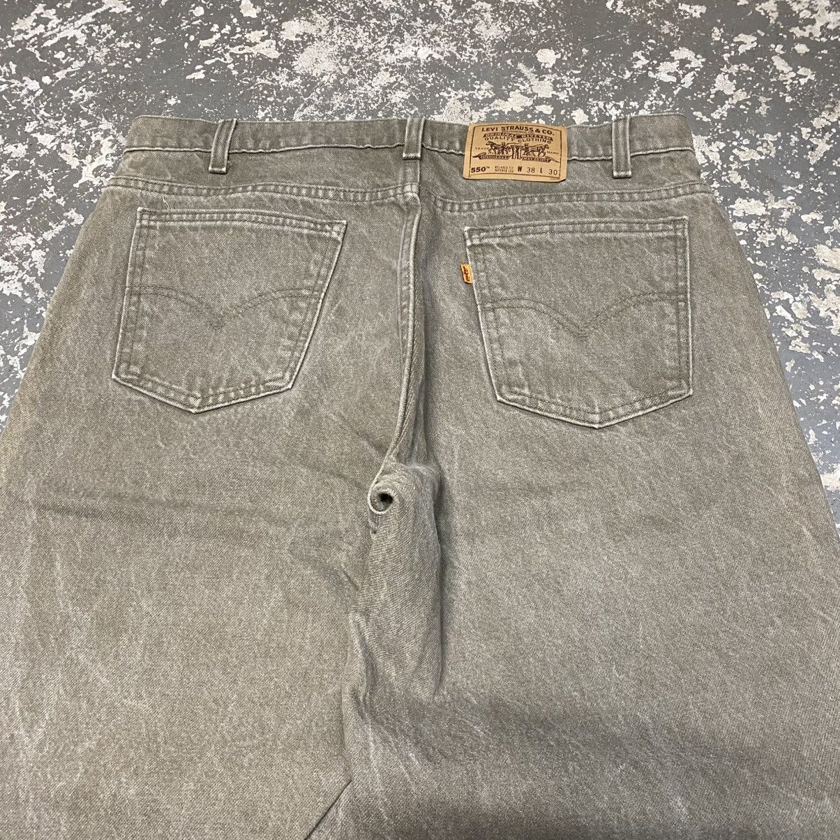 Japanese Brand × Levi's × Vintage Vintage Levi’s 550 Green/Brown Relaxed Denim Jeans USA 90s Size US 37 - 10 Thumbnail