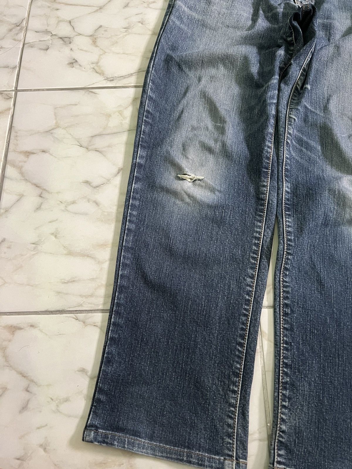 Edwin × Hysteric Glamour × If Six Was Nine 💥Baggy💥Vintage Edwin 503 Distress Washed Jean Size US 32 / EU 48 - 3 Thumbnail