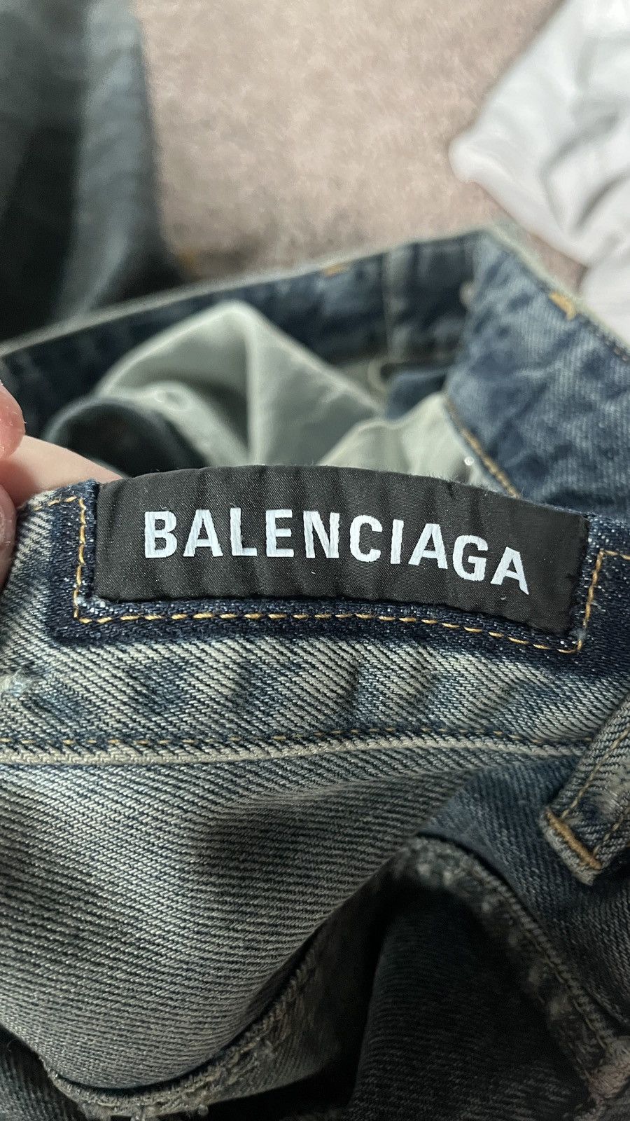 Balenciaga RARE Balenciaga Mudshow Denim Size US 32 / EU 48 - 6 Thumbnail