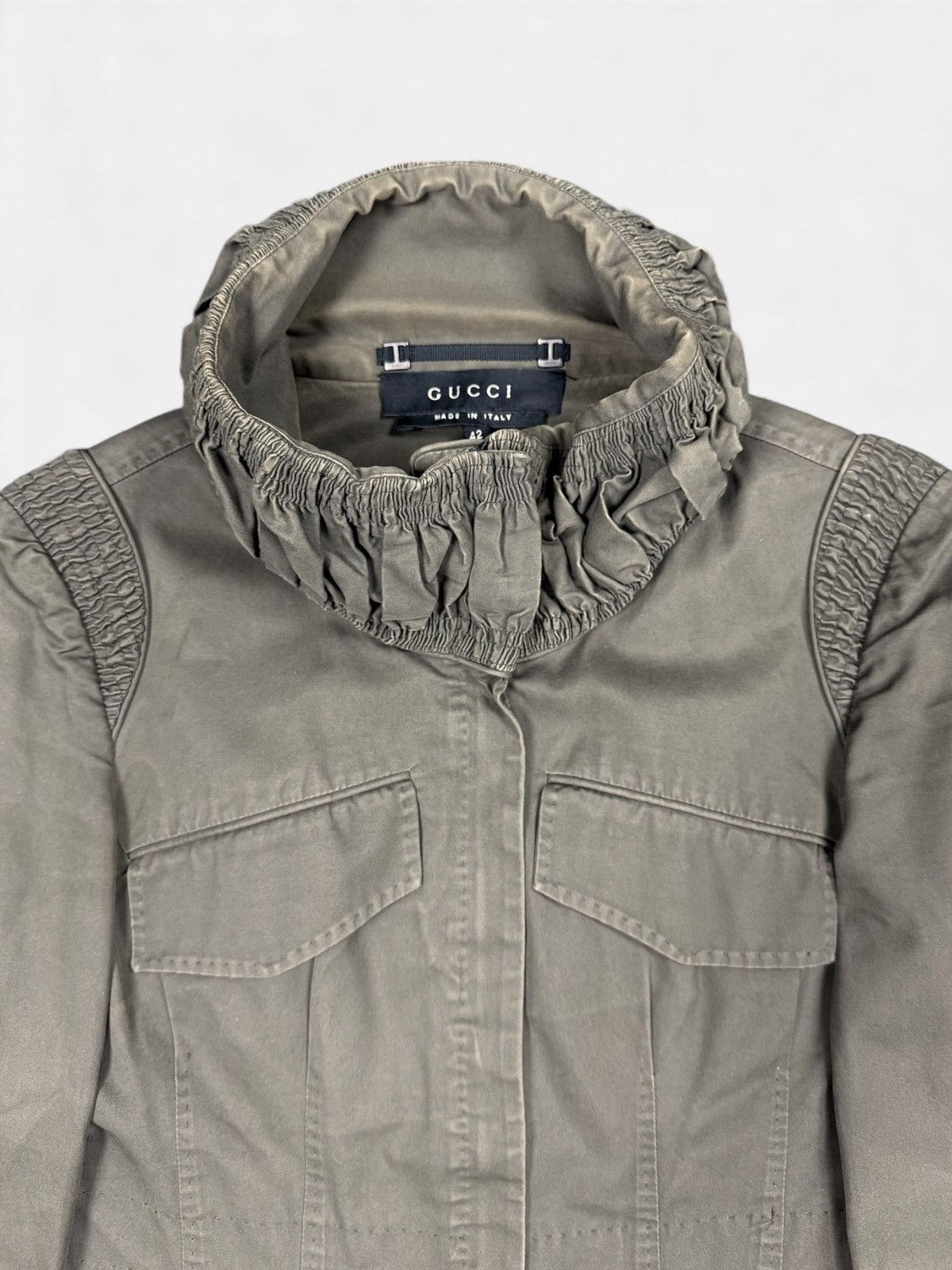 Gucci Gucci - SS03 Military Jacket Size M / US 6-8 / IT 42-44 - 2 Thumbnail