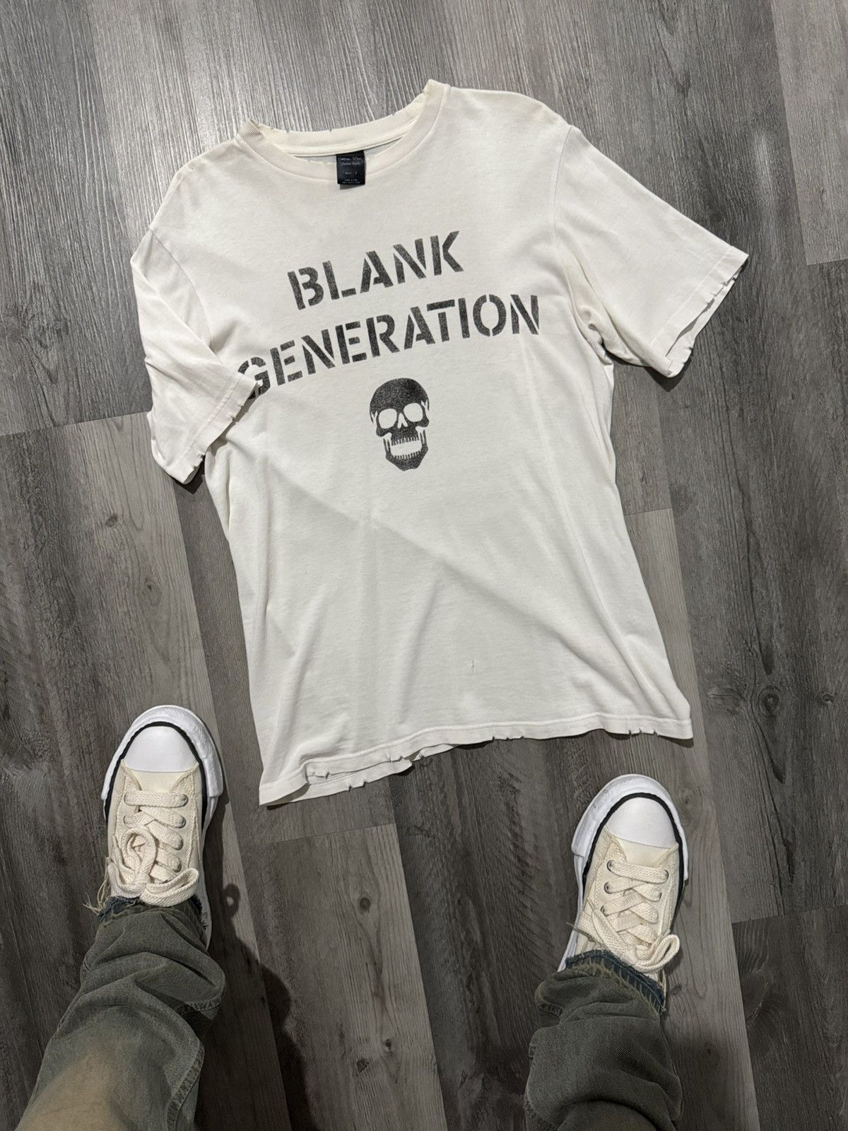 NUMBER (N)INE 04 BLANK GENERATION Tシャツ 3 NUMBER (N)INE 04 BLANK GENERATION Tシャツ 3 - メルカリ