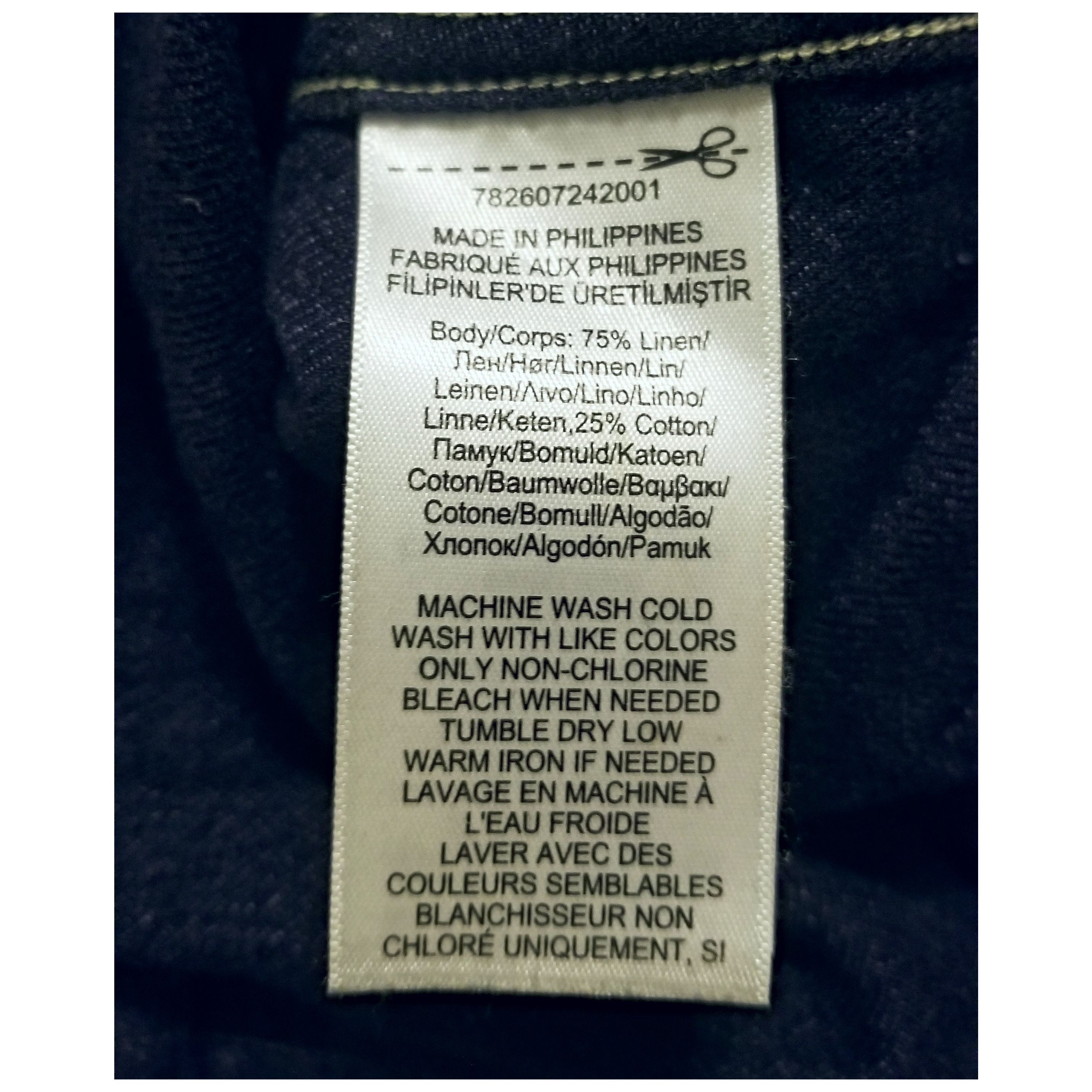 RRL Ralph Lauren DOUBLE RL RALPH LAUREN RRL INDIGO DYED LINEN JACKET- MED Size US M / EU 48-50 / 2 - 9 Thumbnail