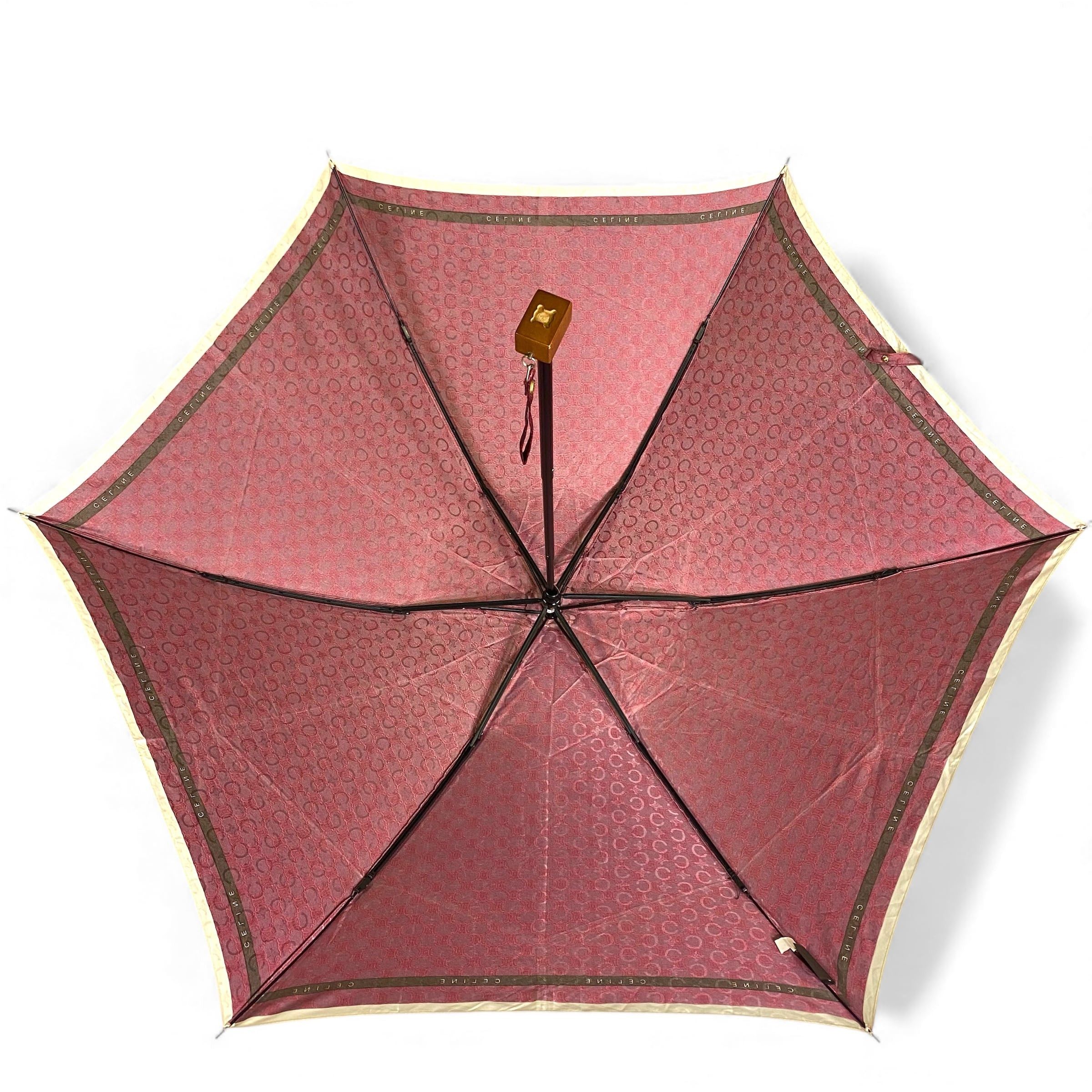 Celine CELINE Folding Umbrella Bordeaux Size ONE SIZE - 4 Thumbnail