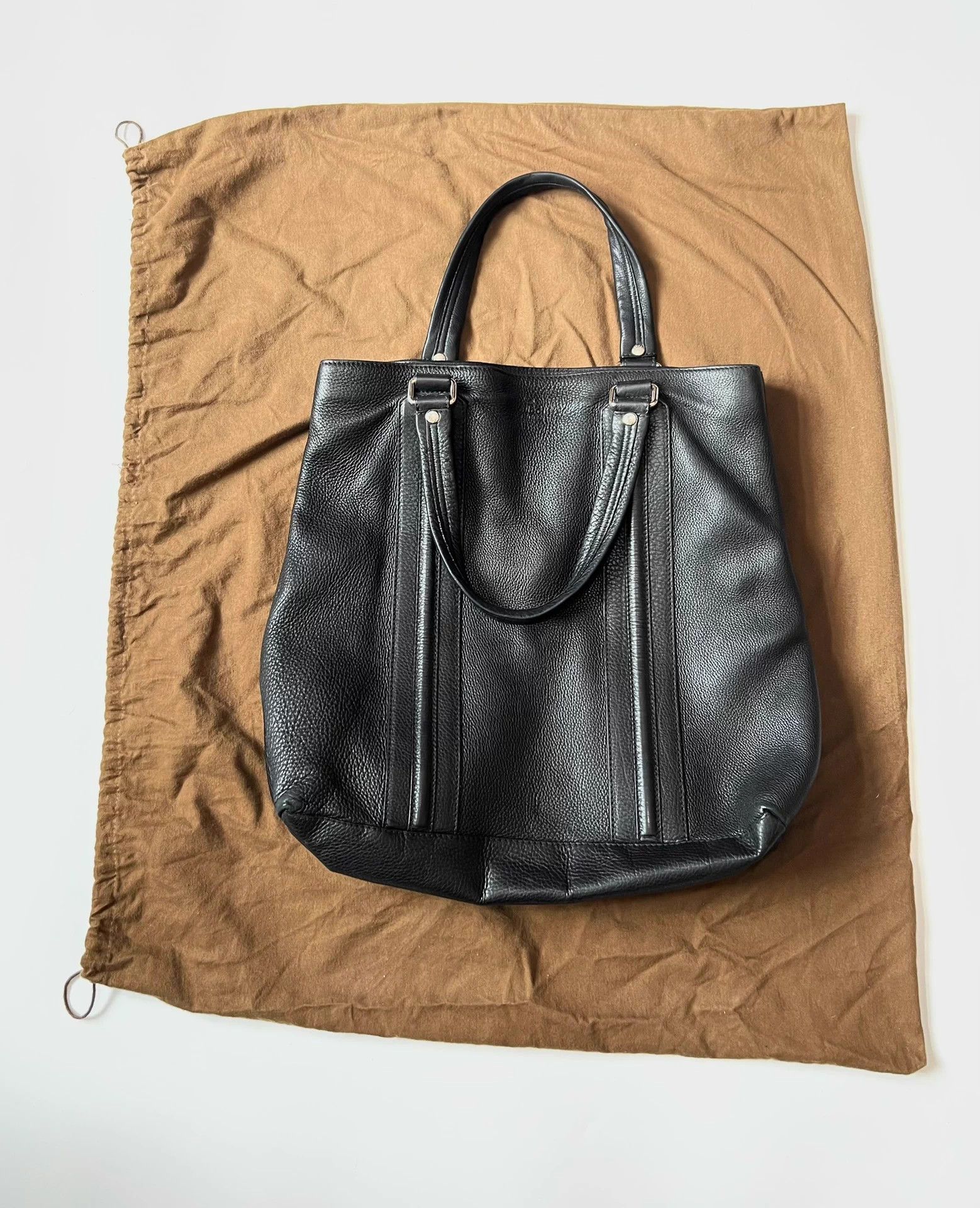 Gucci Gucci Thick Leather Tote Bag 45x40 Size ONE SIZE - 1 Thumbnail