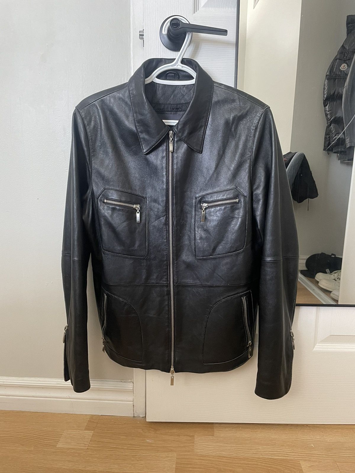 Tcm TCM Vintage leather jacket | Grailed
