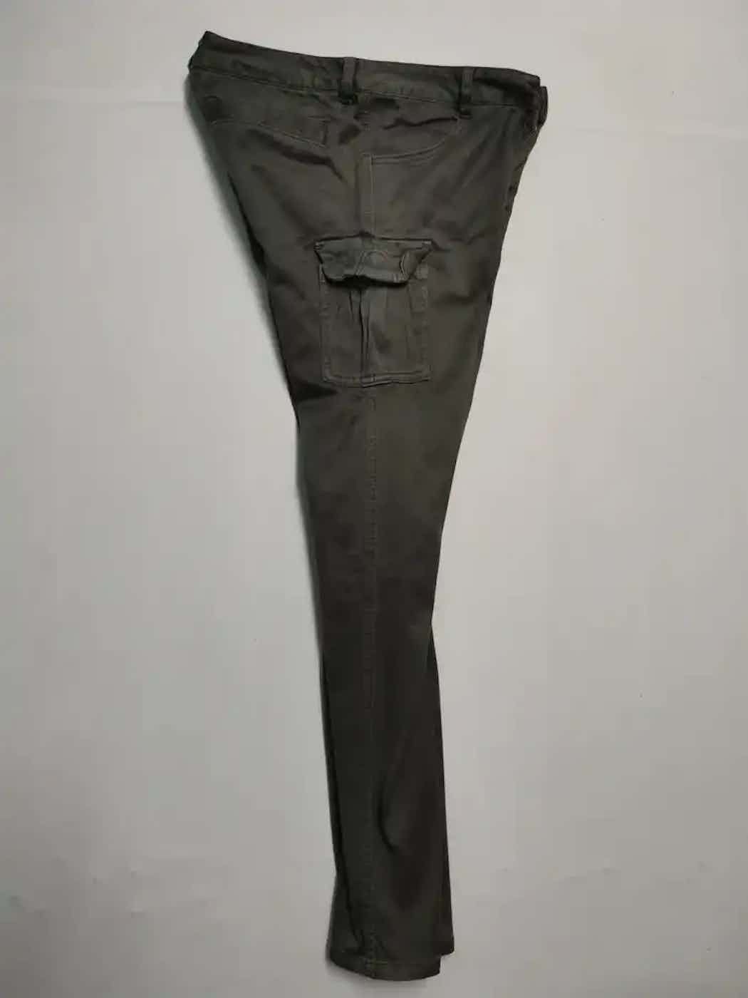 Japanese Brand Nicole White Tactical Multipocket Cargo Pants Size US 27 - 9 Thumbnail
