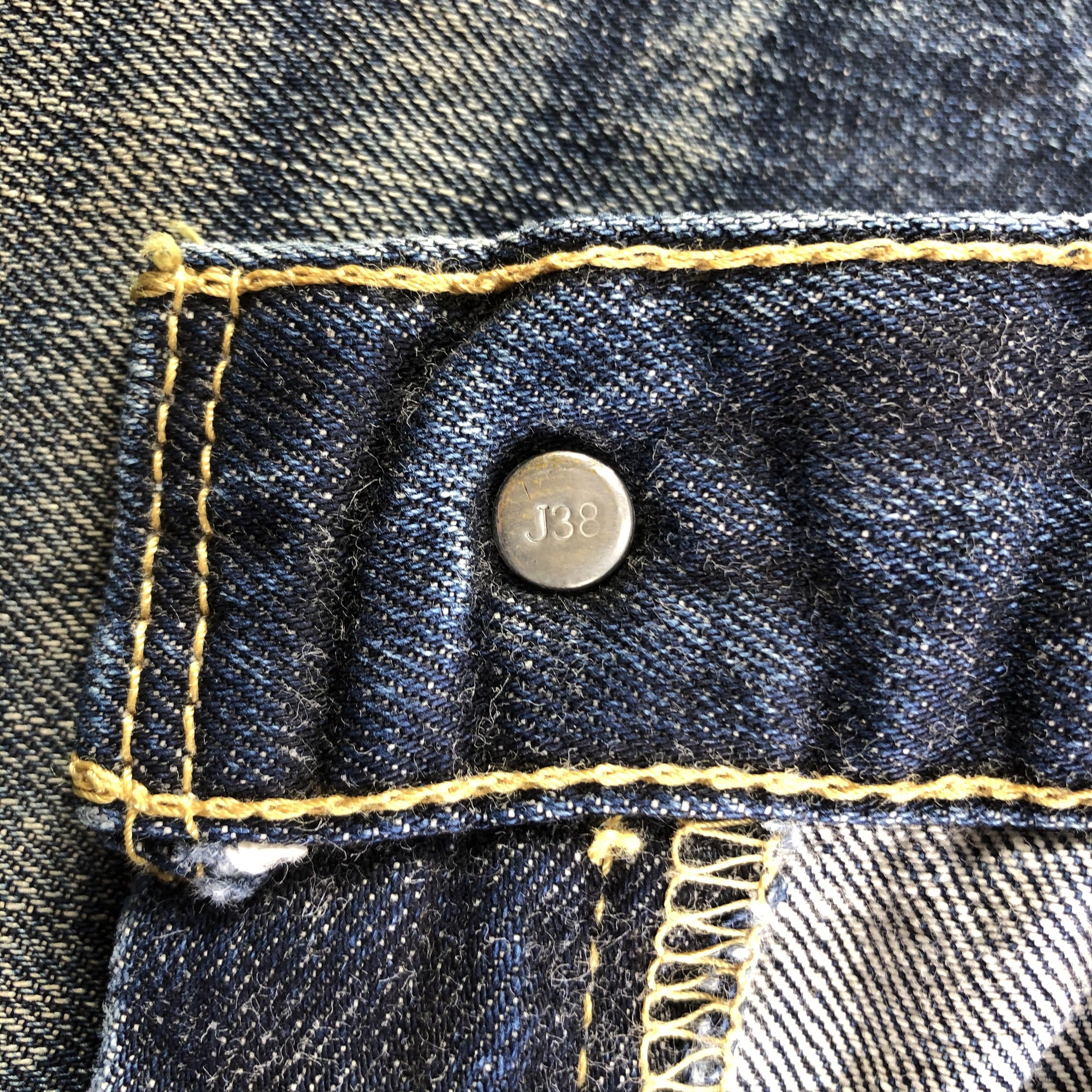 Levi's Distress Vintage Levis 503 Jeans Faded Blue KJ2424 Size US 32 / EU 48 - 11 Thumbnail