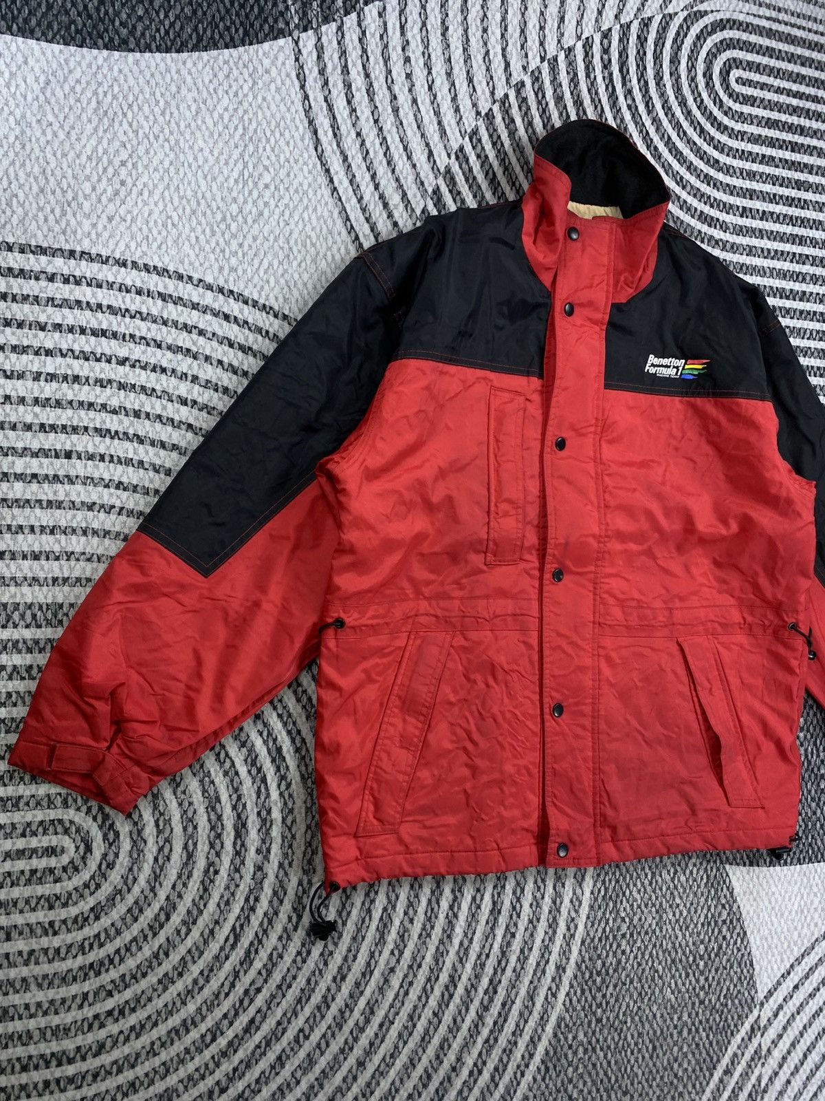 Benetton Vintage Benetton Formula 1 Racing Team Zipper Jacket Size US L / EU 52-54 / 3 - 3 Thumbnail