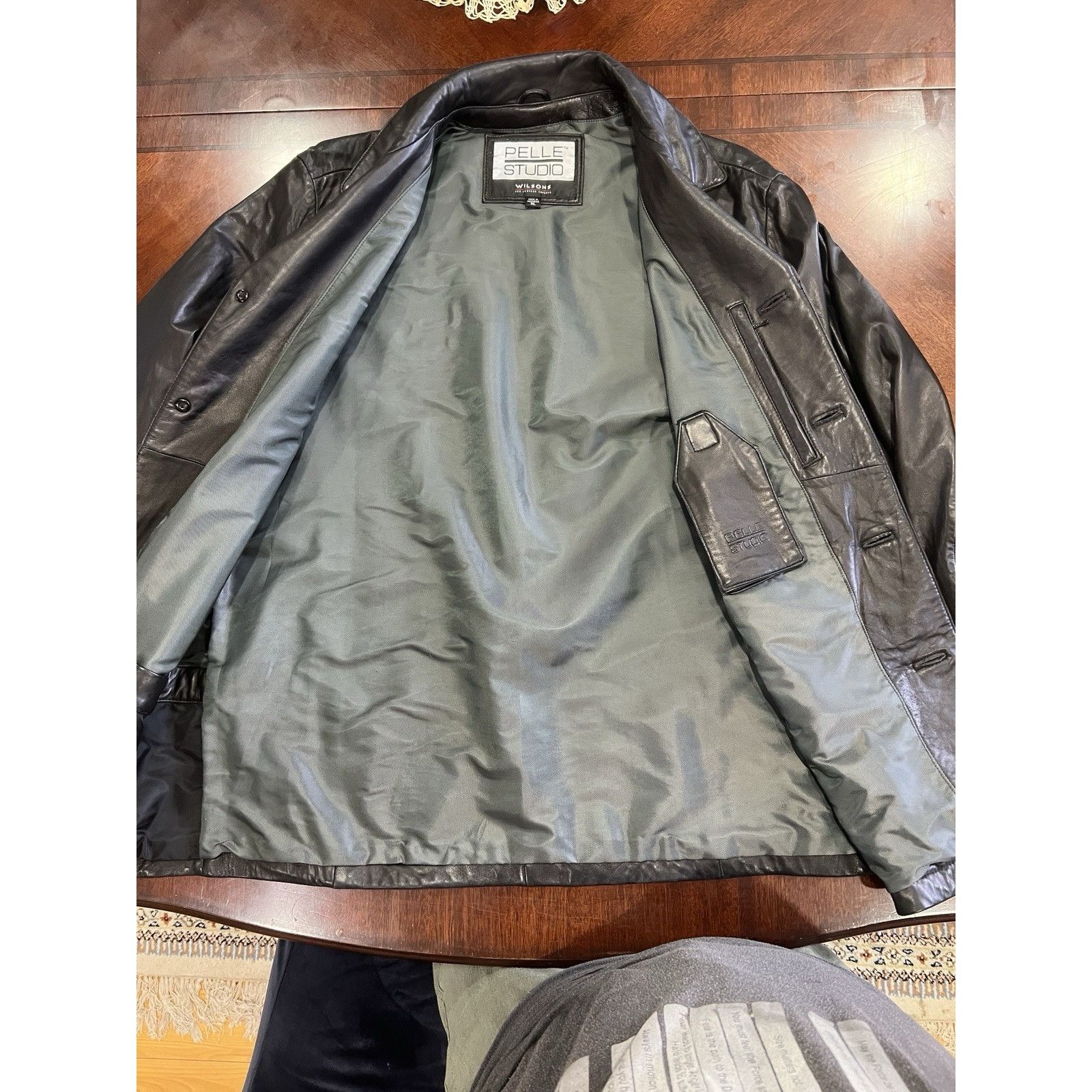 Wilsons Leather Pelle Studios Wilson’s Mens Size XL Leather Jacket,made In I Size US XL / EU 56 / 4 - 2 Thumbnail