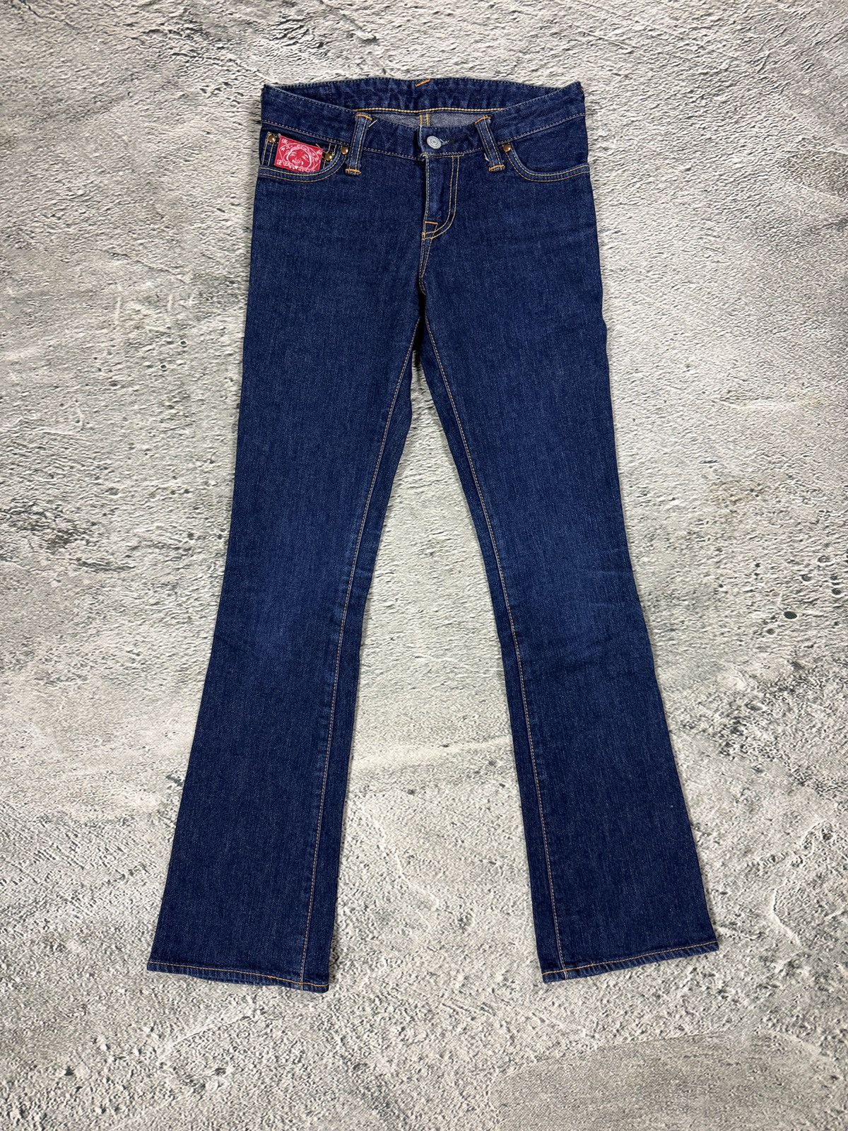 Evisu Evisu Donna jeans bootcut heart pink seagull embroidery Size 25" / US 0 / IT 36 - 6 Thumbnail