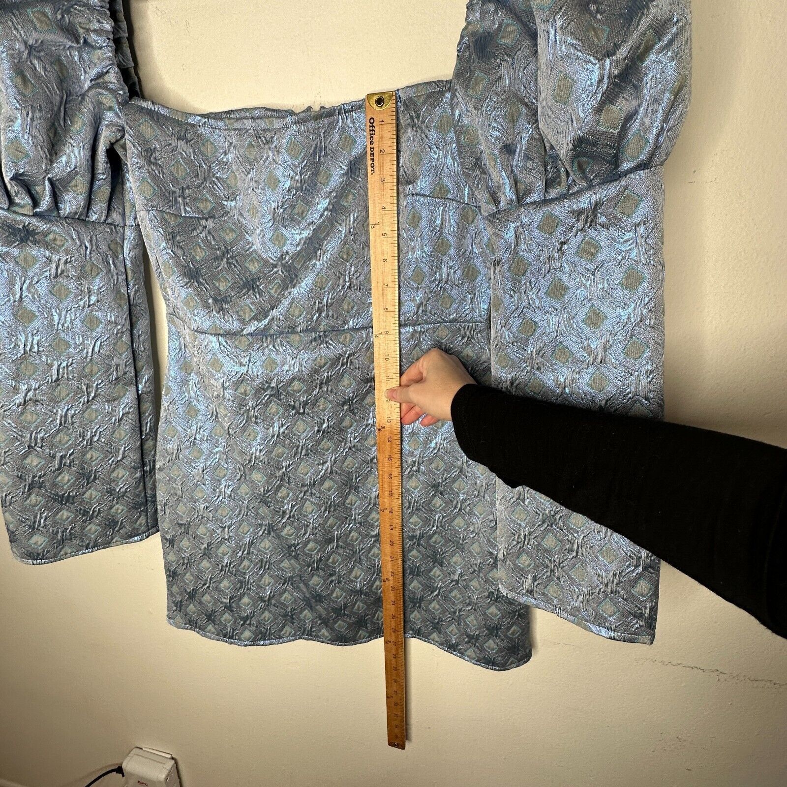 Other Olivia Rose Blue Ophelia Diamond Square Neck Mini XL Size XL / US 12-14 / IT 48-50 - 11 Thumbnail