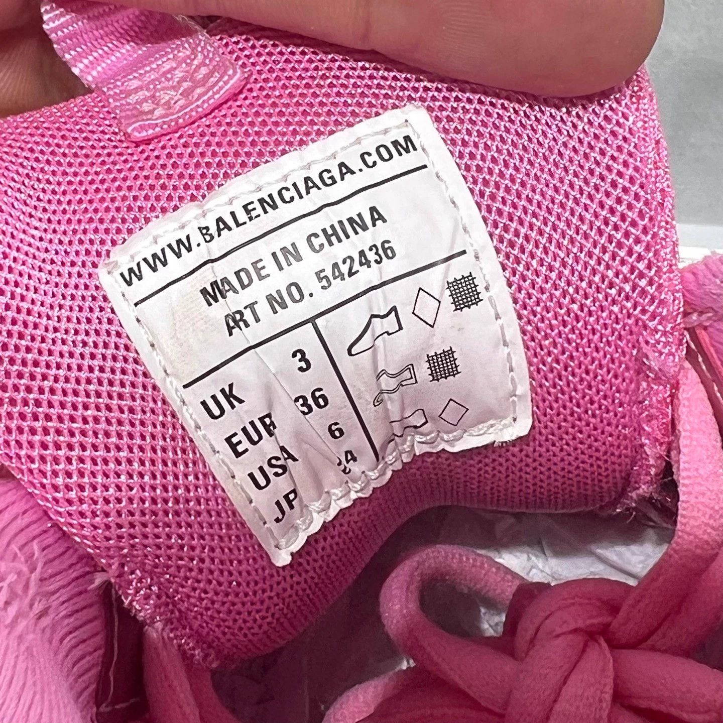 Balenciaga Balenciaga Track Pink EU 36 Size US 6 / IT 36 - 8 Thumbnail