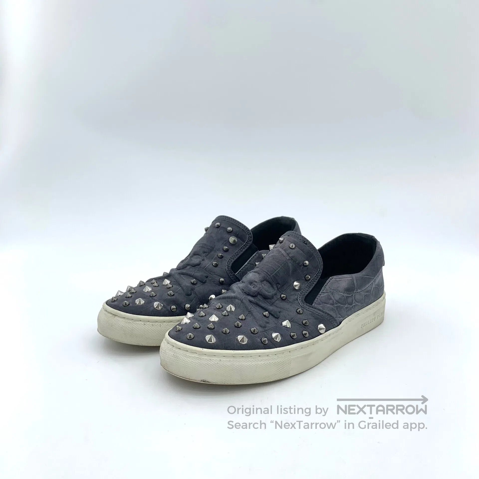 Philipp Plein Philipp Plein Blue Studs Design Casual Flat Loafers| Size US 9 / EU 42 - 1 Thumbnail