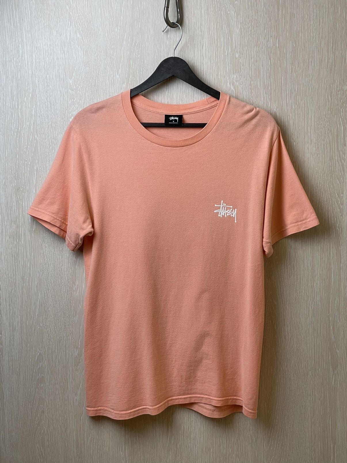 Stussy Stussy Big logo Pink T-shirt Size US S / EU 44-46 / 1 - 2 Thumbnail