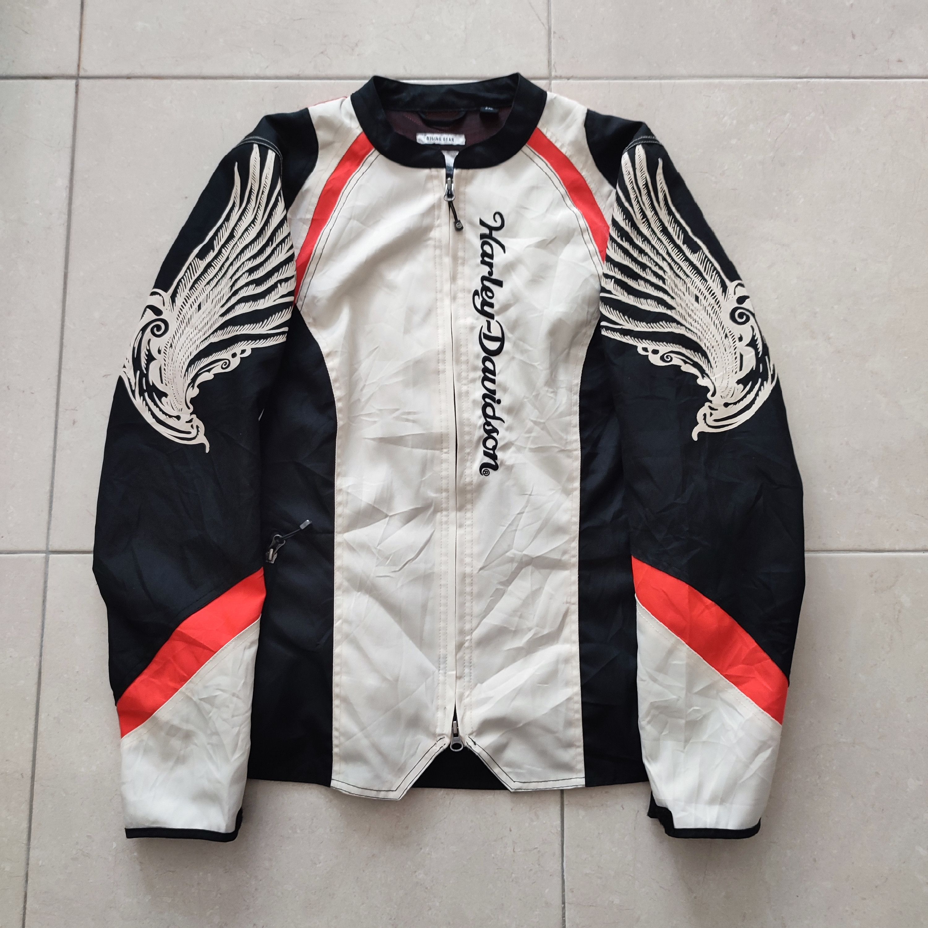 Harley Davidson × NASCAR 🔥STEALS🔥Very Rare Harley Davidson Wing Rider Jacket Size US L / EU 52-54 / 3 - 1 Thumbnail