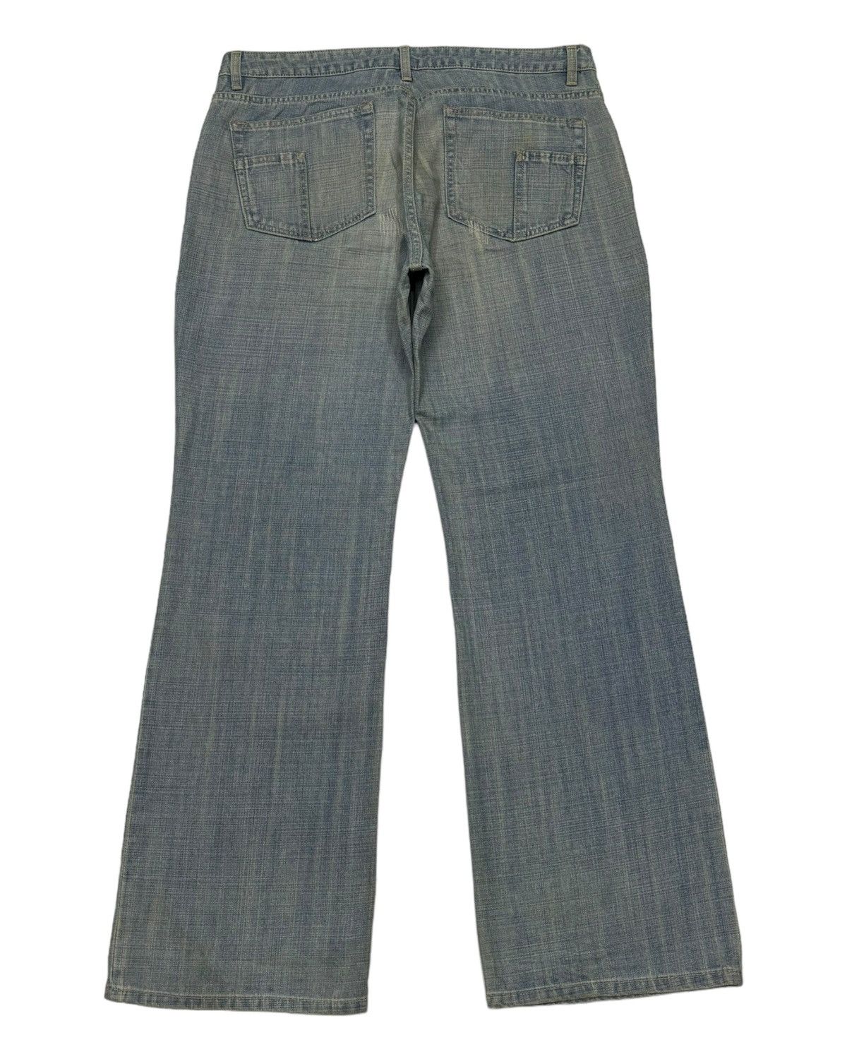 20471120 VINTAGE MAD HECTIC FLARE BAGGY DISTRESSED DENIM JEANS Size US 36 / EU 52 - 2 Thumbnail