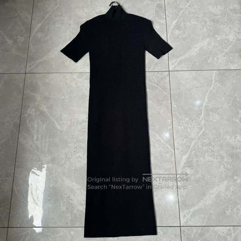 Fendi Collaboration Black Knitted High Neck Short Sleeve