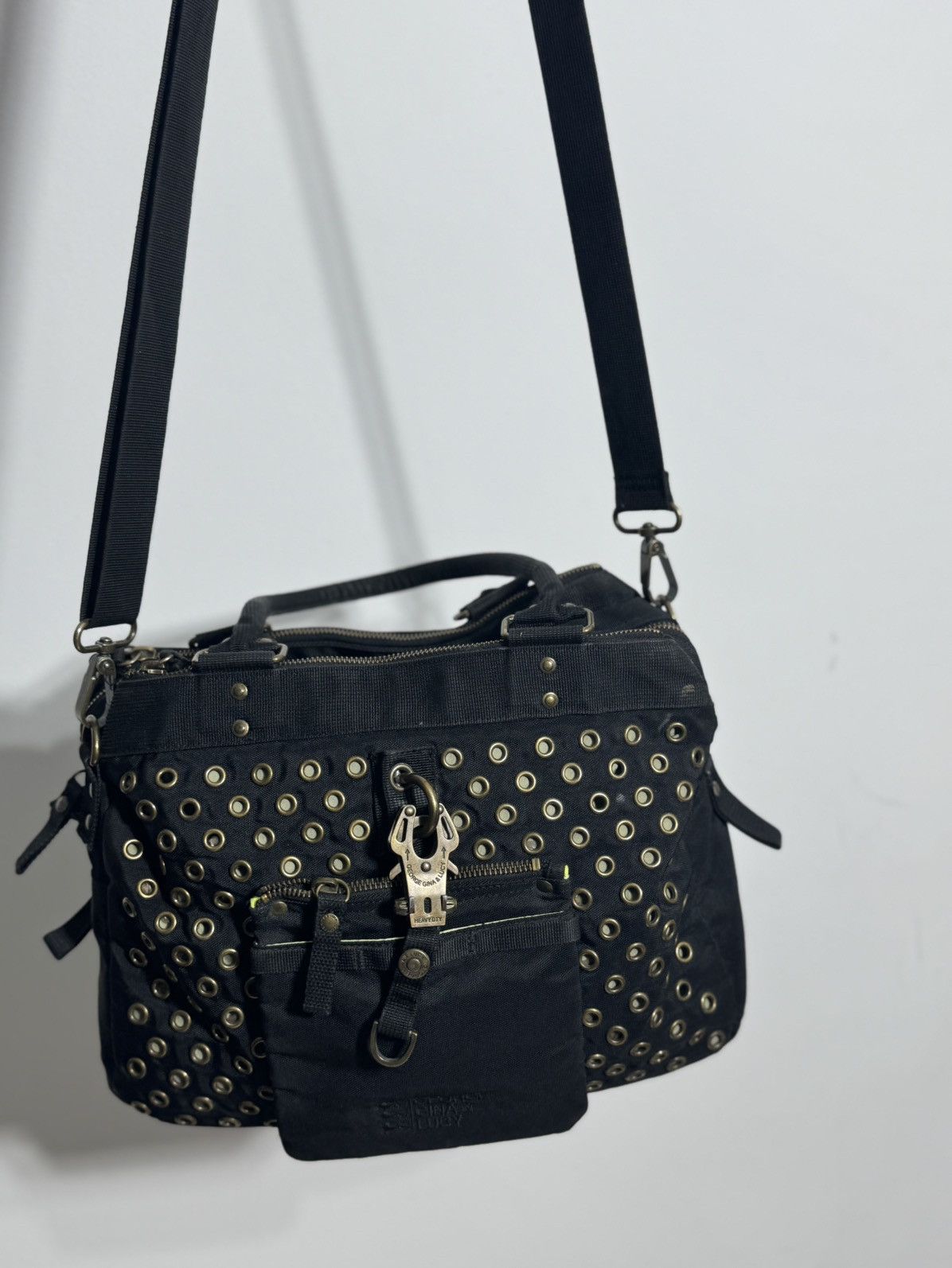 George Gina & Lucy Vintage 2010 GG&L Eye Miss Perfect Gold Black Shoulder Bag Size ONE SIZE - 10 Thumbnail