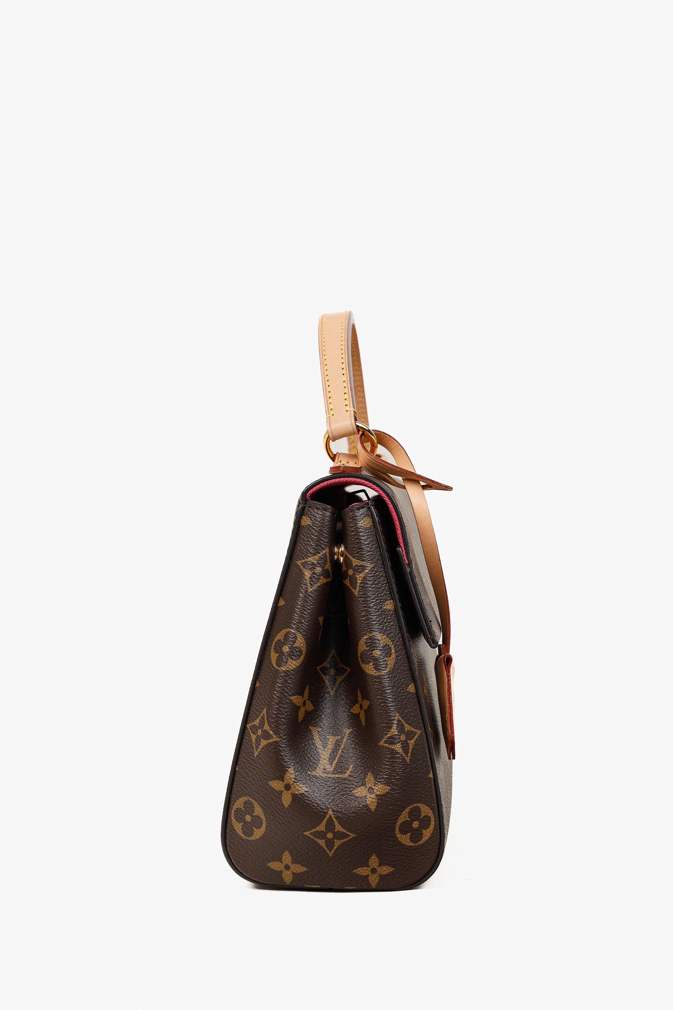Louis Vuitton Louis Vuitton Cluny BB Monogram Bordeaux & Fuchsia-Strap Bag Size ONE SIZE - 3 Thumbnail