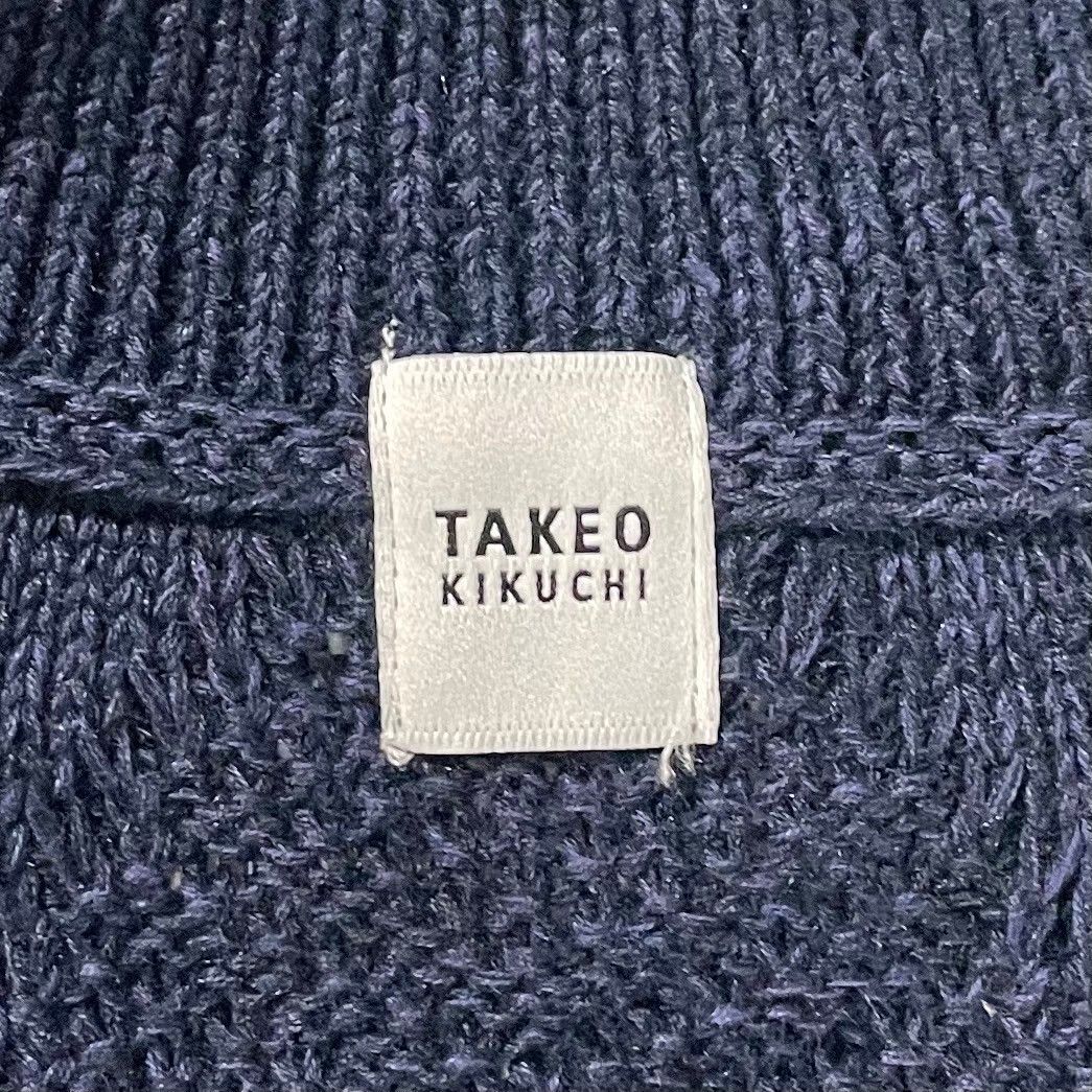 Takeo Kikuchi Ribbed Cable Knit Cardigan Sweater Size US L / EU 52-54 / 3 - 8 Thumbnail