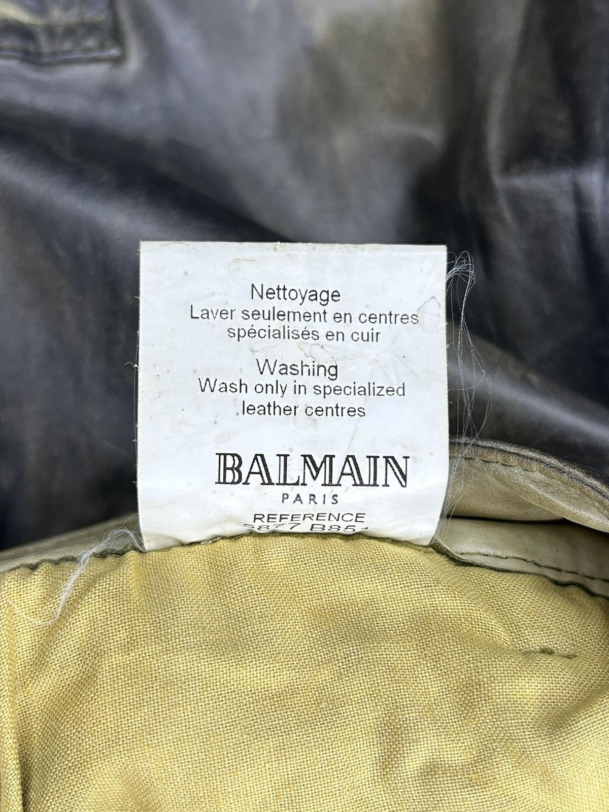 Balmain S/S 10 Decarnin Leather Cargo Trousers Size 26" / US 2 / IT 38 - 15 Thumbnail