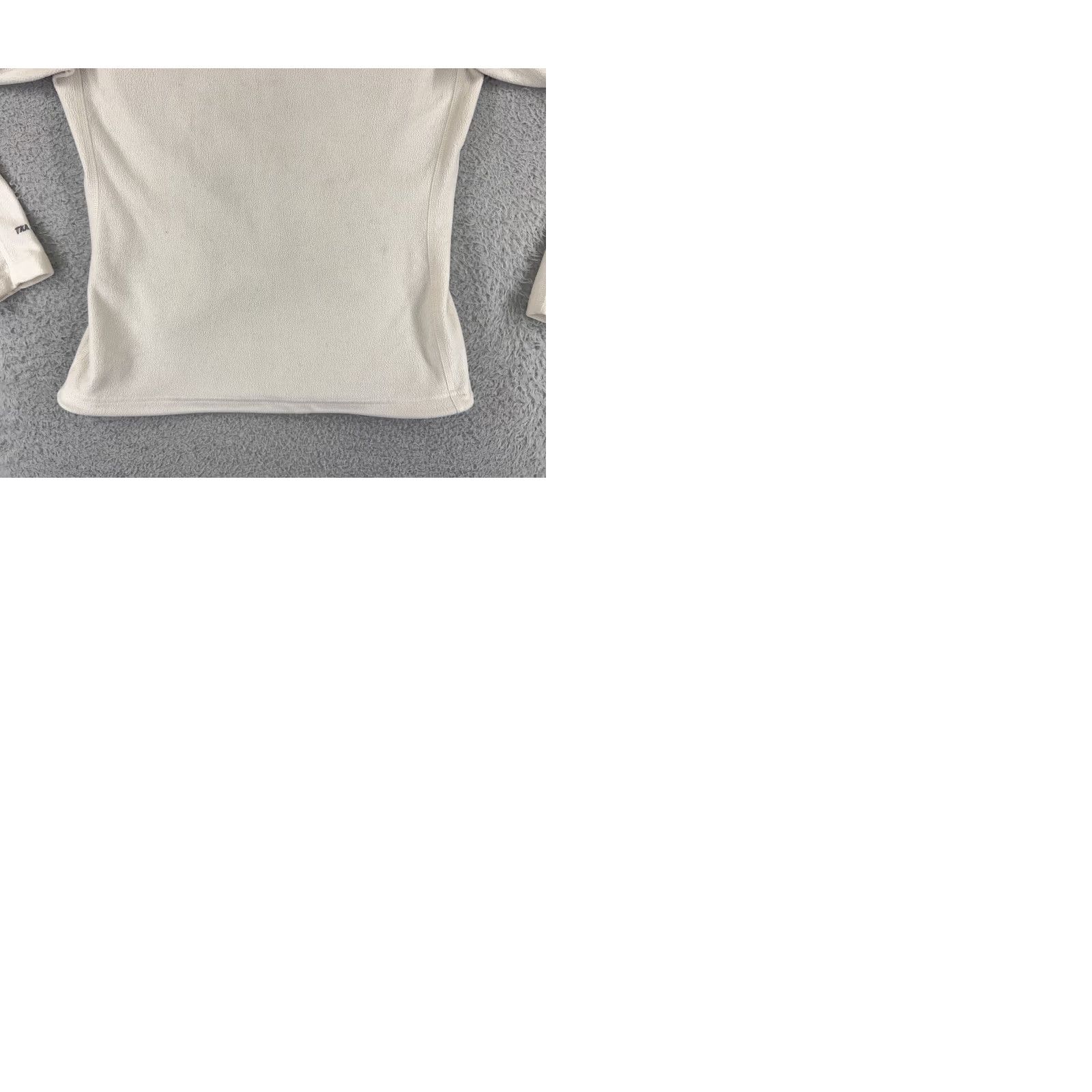The North Face The North Face Sweater Womens Small White TKA 200 Polyester Fleece Mock Neck Size S / US 4 / IT 40 - 10 Thumbnail