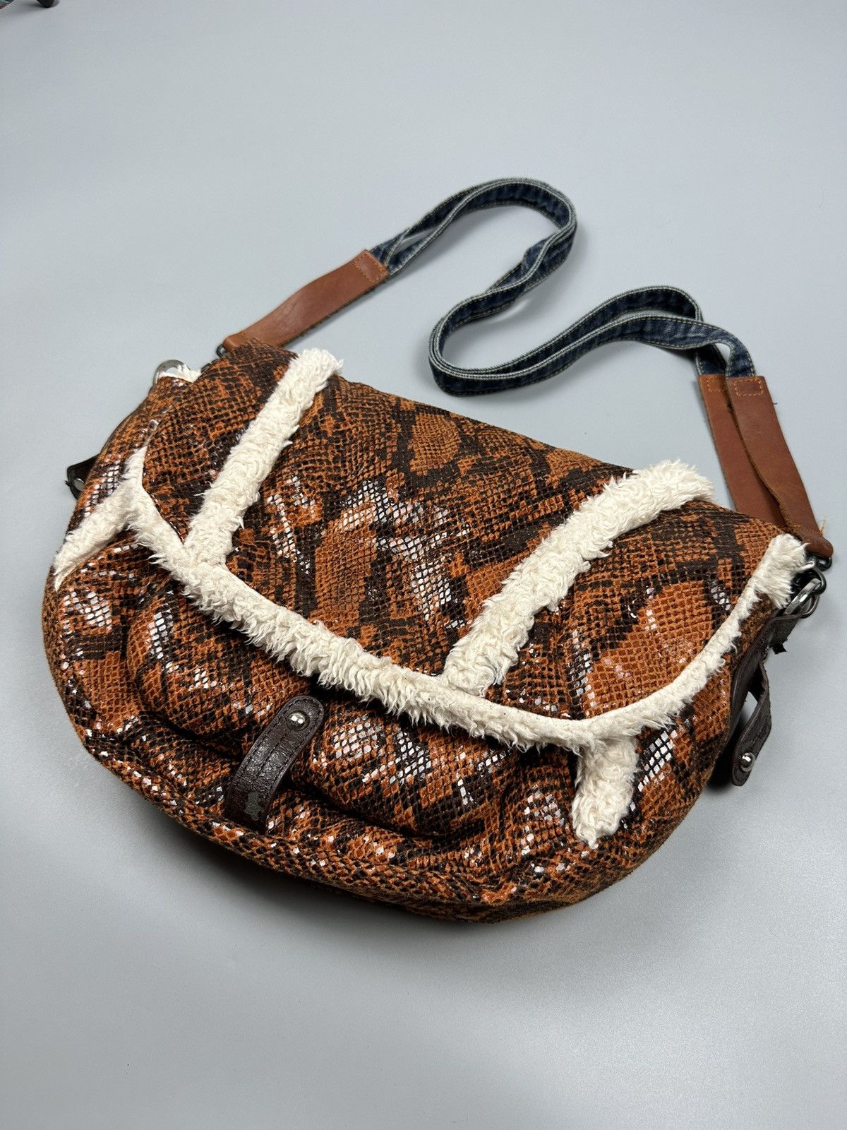 Japanese Brand × Kansai Yamamoto Vintage Kansai Yamamoto Snake Skin Sling/Cross Body Size ONE SIZE - 5 Thumbnail