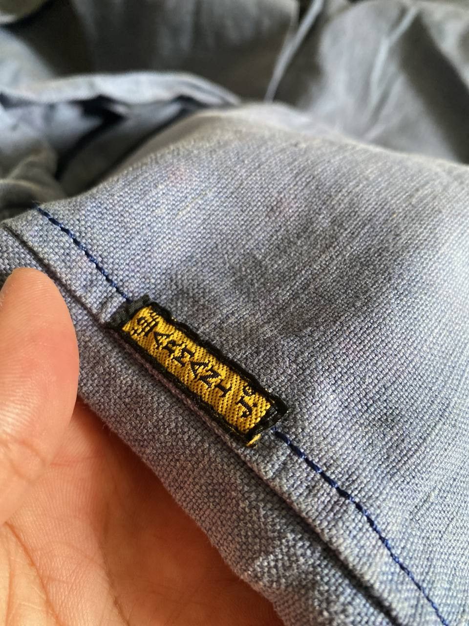 Armani vintage armani jeans denim jacket made in italy Size US L / EU 52-54 / 3 - 11 Thumbnail