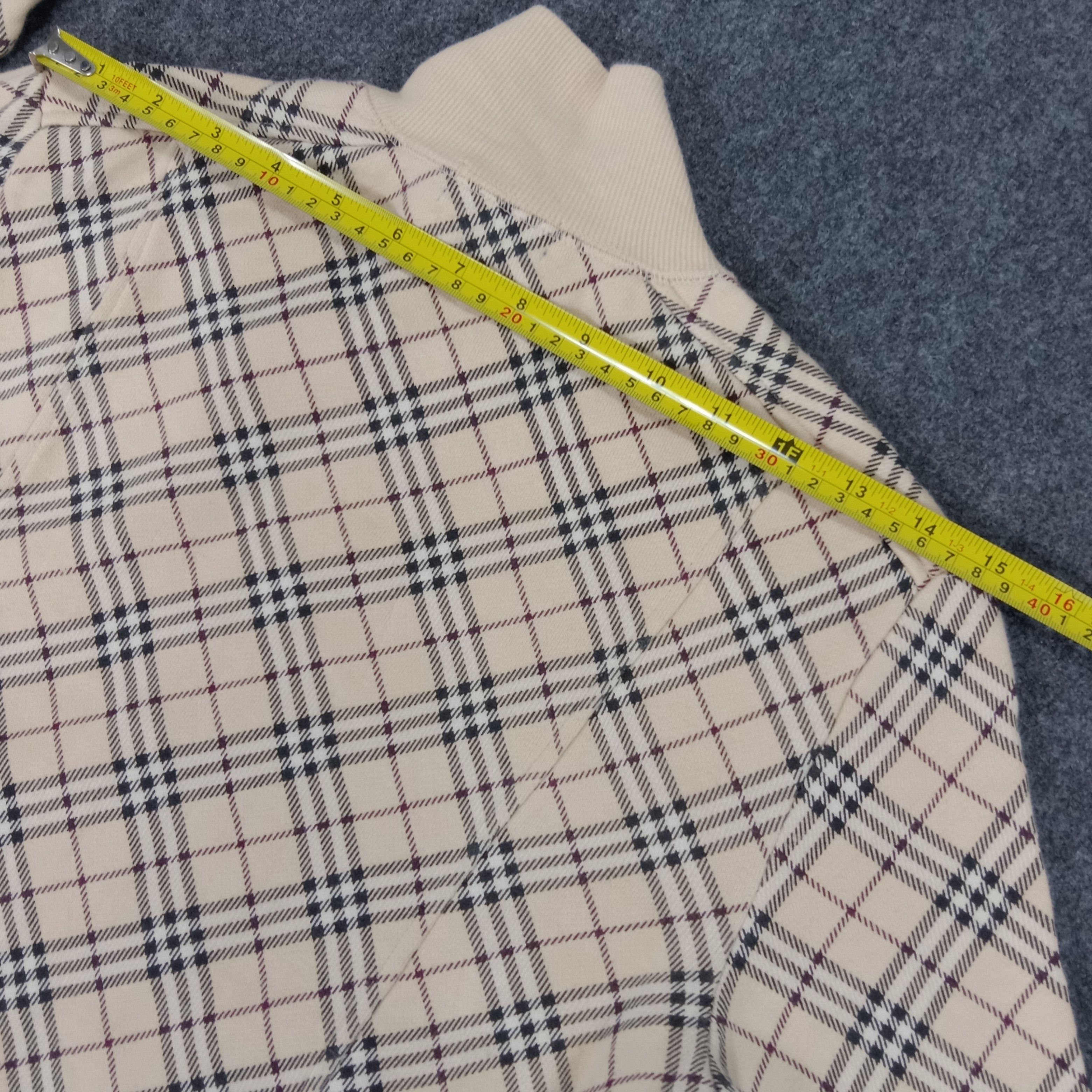 Burberry × Vintage Burberry London Nova Check Blue Label Sweater Size XS / US 0-2 / IT 36-38 - 6 Thumbnail