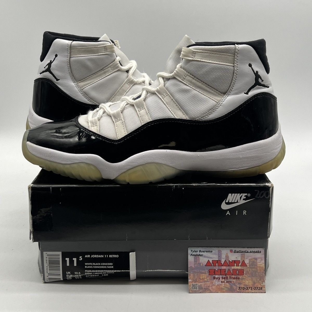 Jordan Brand Air Jordan 11 Concord Size US 11.5 / EU 44-45 - 1 Thumbnail