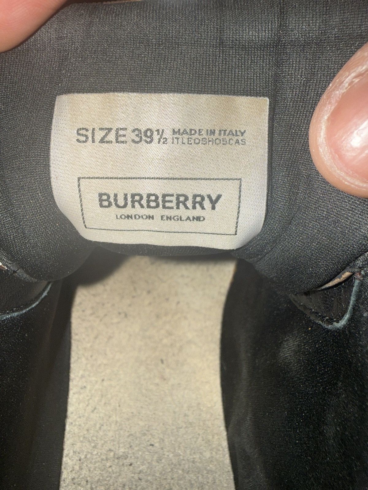 Burberry Burberry Arthur Mens Brown Leather Sneaker Size 7 Size US 7 / EU 40 - 14 Thumbnail
