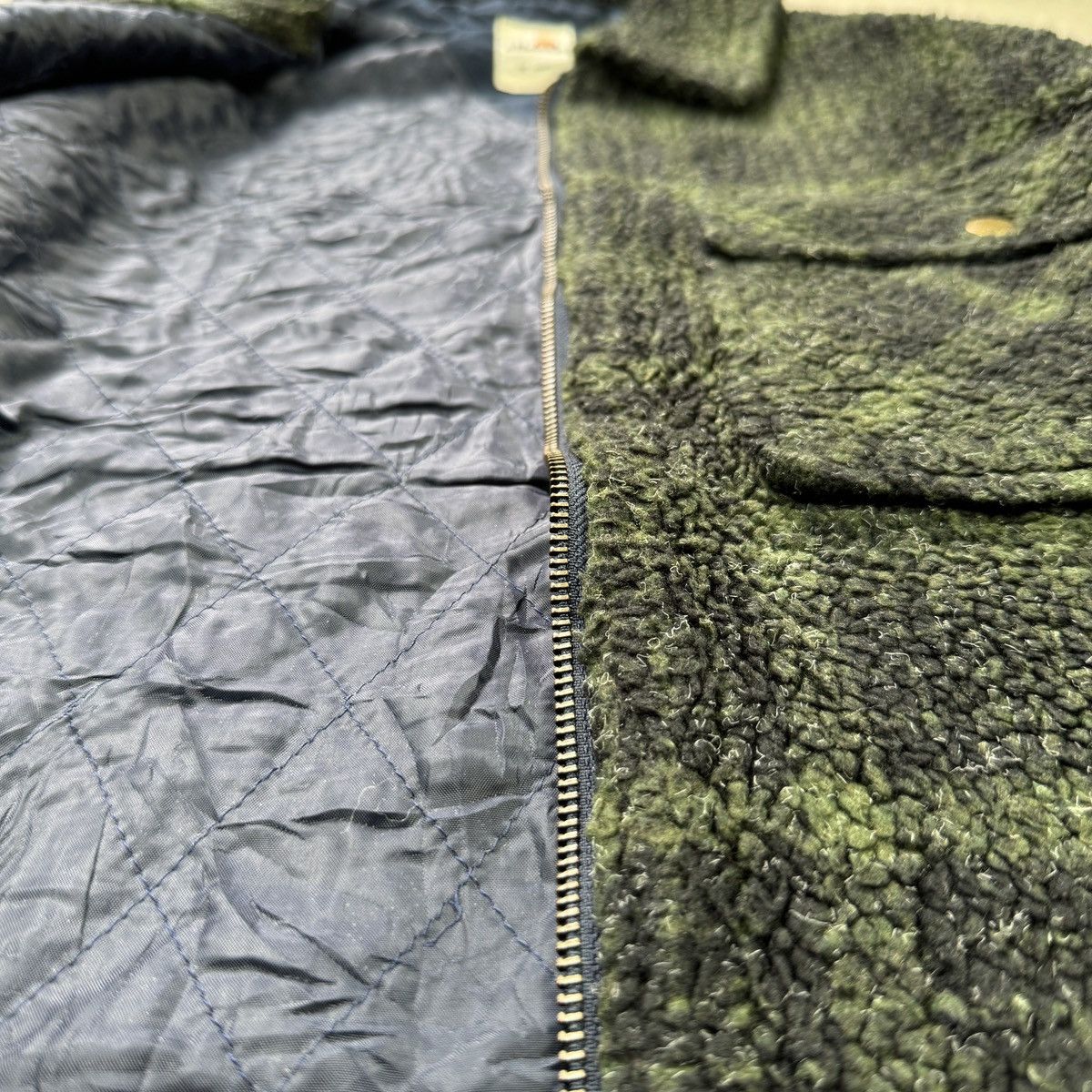Ellesse × If Six Was Nine Ellesse Shadow Plaid Quilted Lining Fleece Zipper Jacket Size US M / EU 48-50 / 2 - 6 Thumbnail