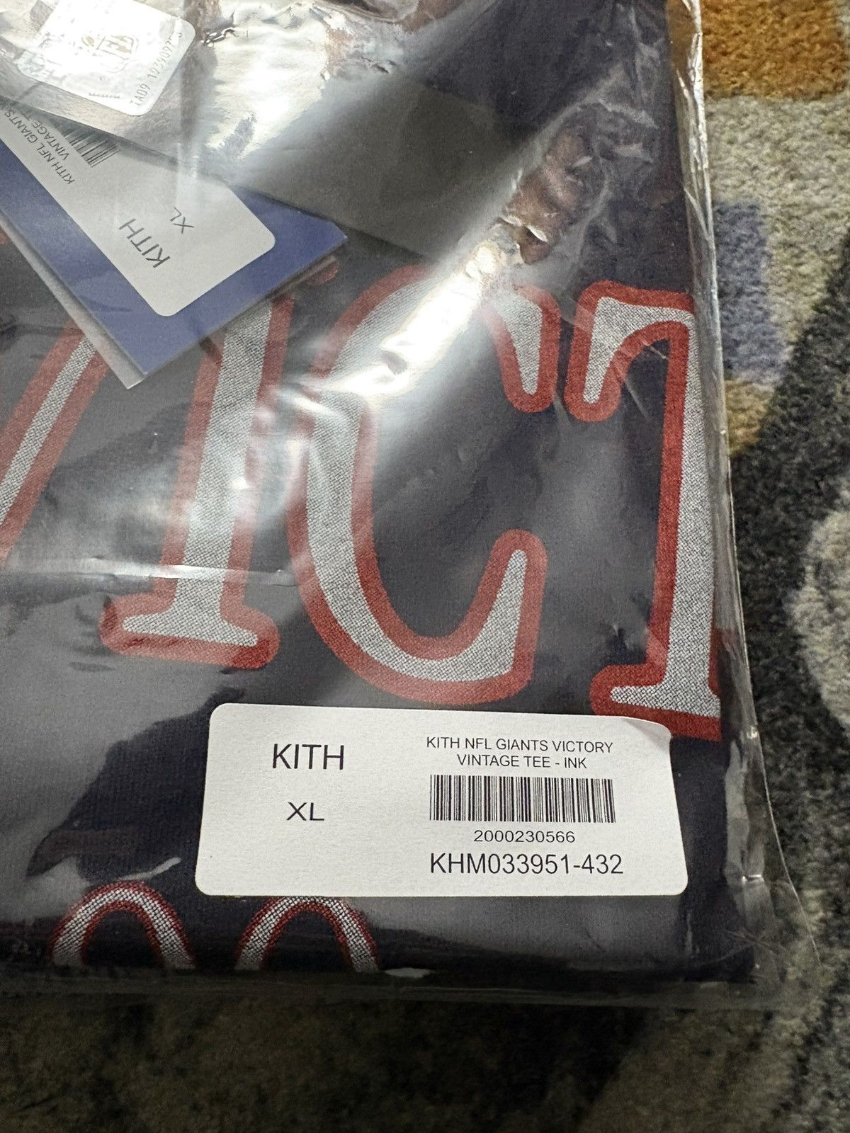 Kith × NFL Kith x NFL Giants Victory Vintage Tee Size US XL / EU 56 / 4 - 6 Thumbnail