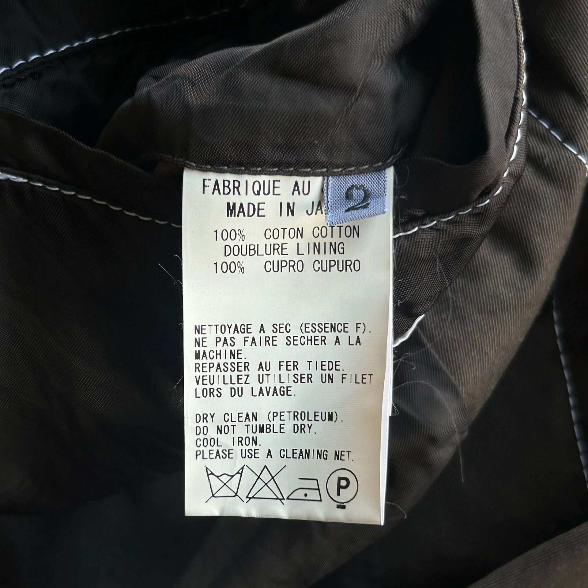 Yohji Yamamoto Yohji Yamamoto 09AW Contrast Stitch Cotton Blazer Size US M / EU 48-50 / 2 - 7 Thumbnail