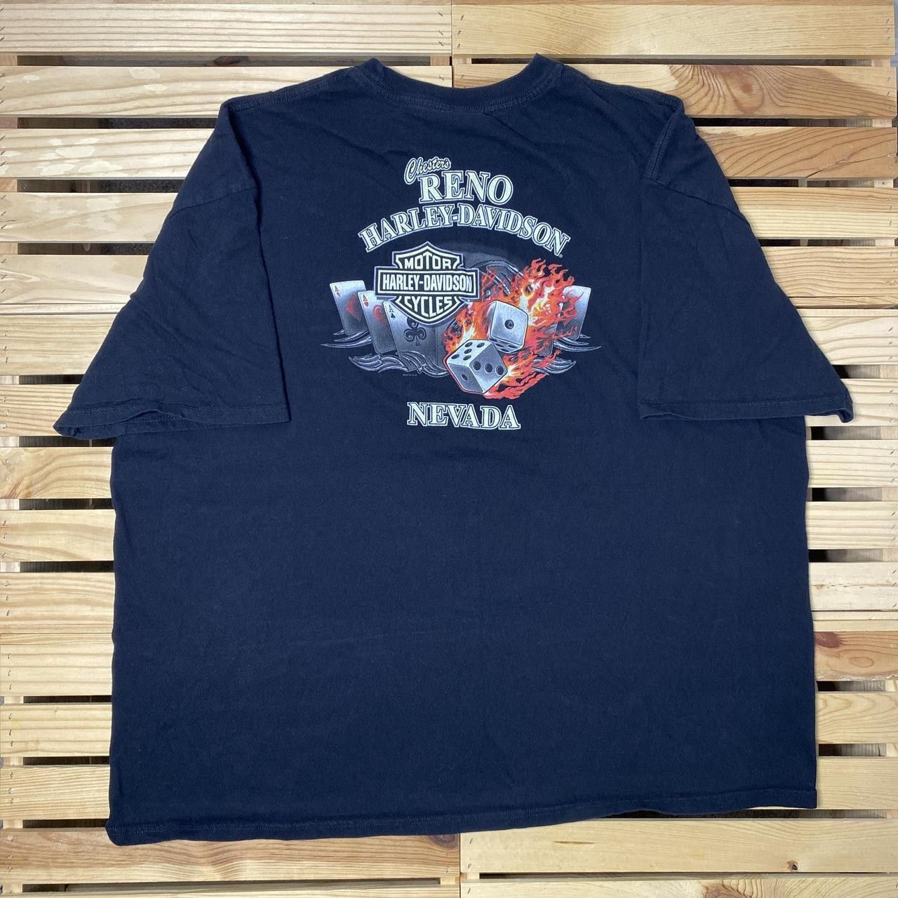 Harley Davidson Harley Davidson NV 2016 Black Casino Biker Tee Size 3XL Size US XXL / EU 58 / 5 - 2 Thumbnail