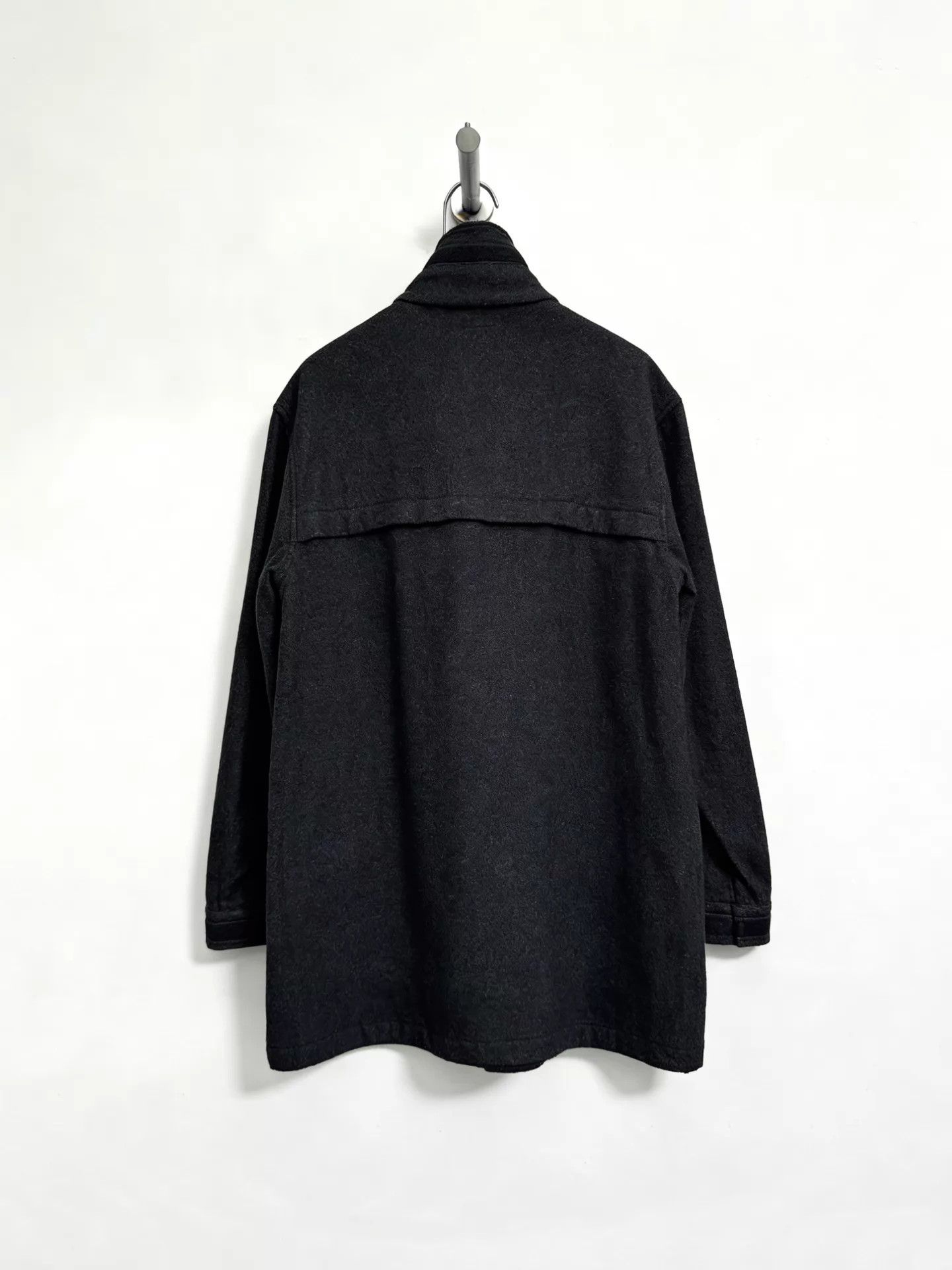 Paul Smith Paul Smith 2000s Wool Zip Jacket M Charcoal Size US M / EU 48-50 / 2 - 2 Thumbnail