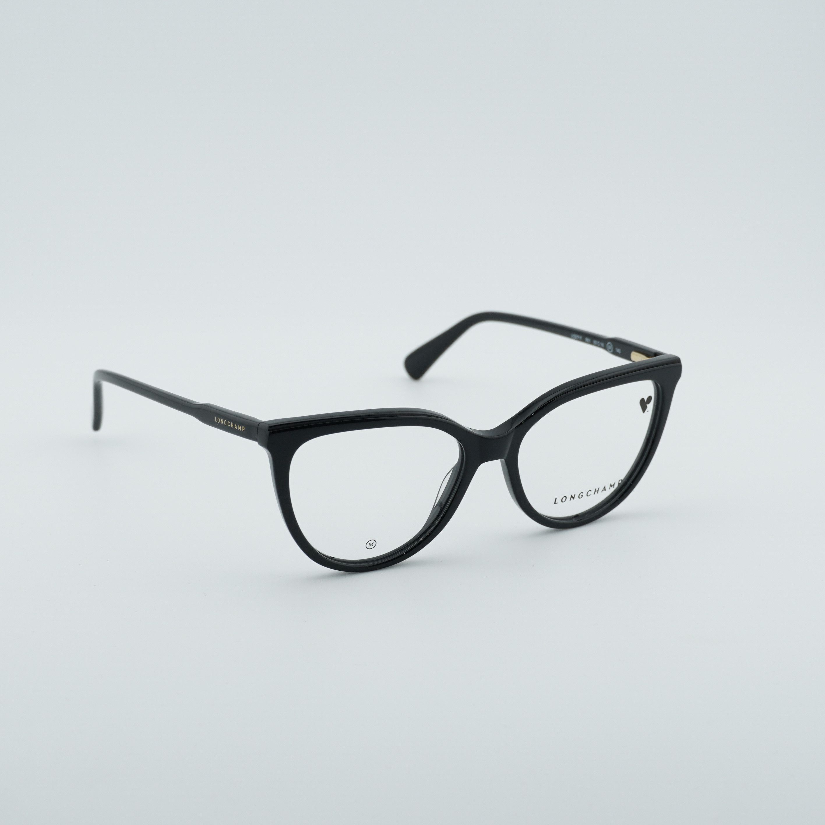 Longchamp Longchamp LO2717 001 Eyeglasses Black 53mm Cat Eye Frame Size ONE SIZE - 7 Thumbnail
