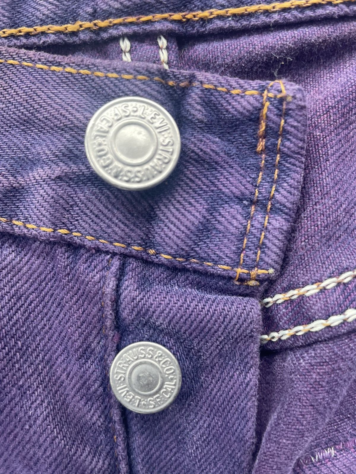 Levi's × Vintage Vintage 1997 Levis 501 e Purple Size 30" / US 8 / IT 44 - 18 Thumbnail